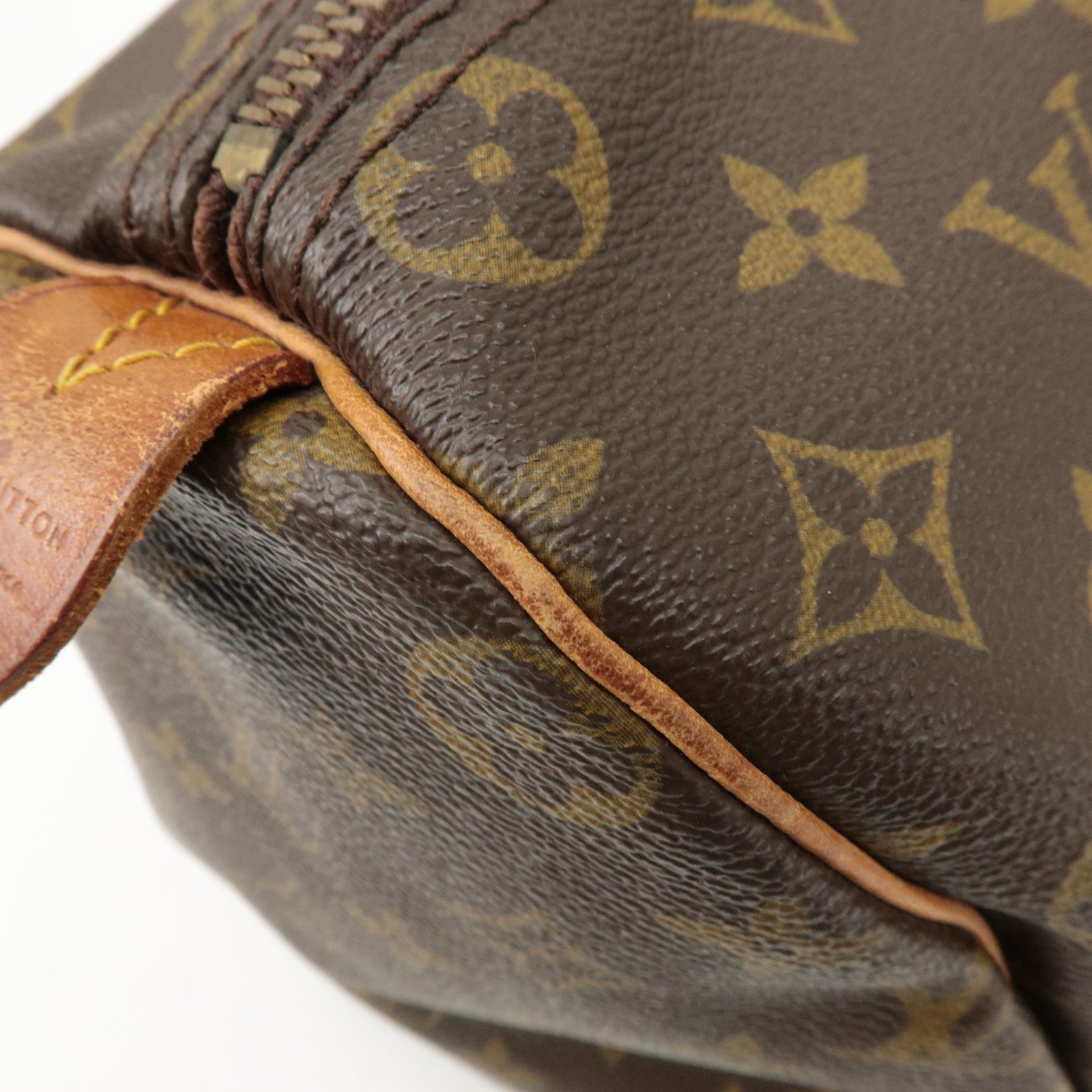 Louis Vuitton Monogram Keep All 50 Boston Bag Brown M41426 Used