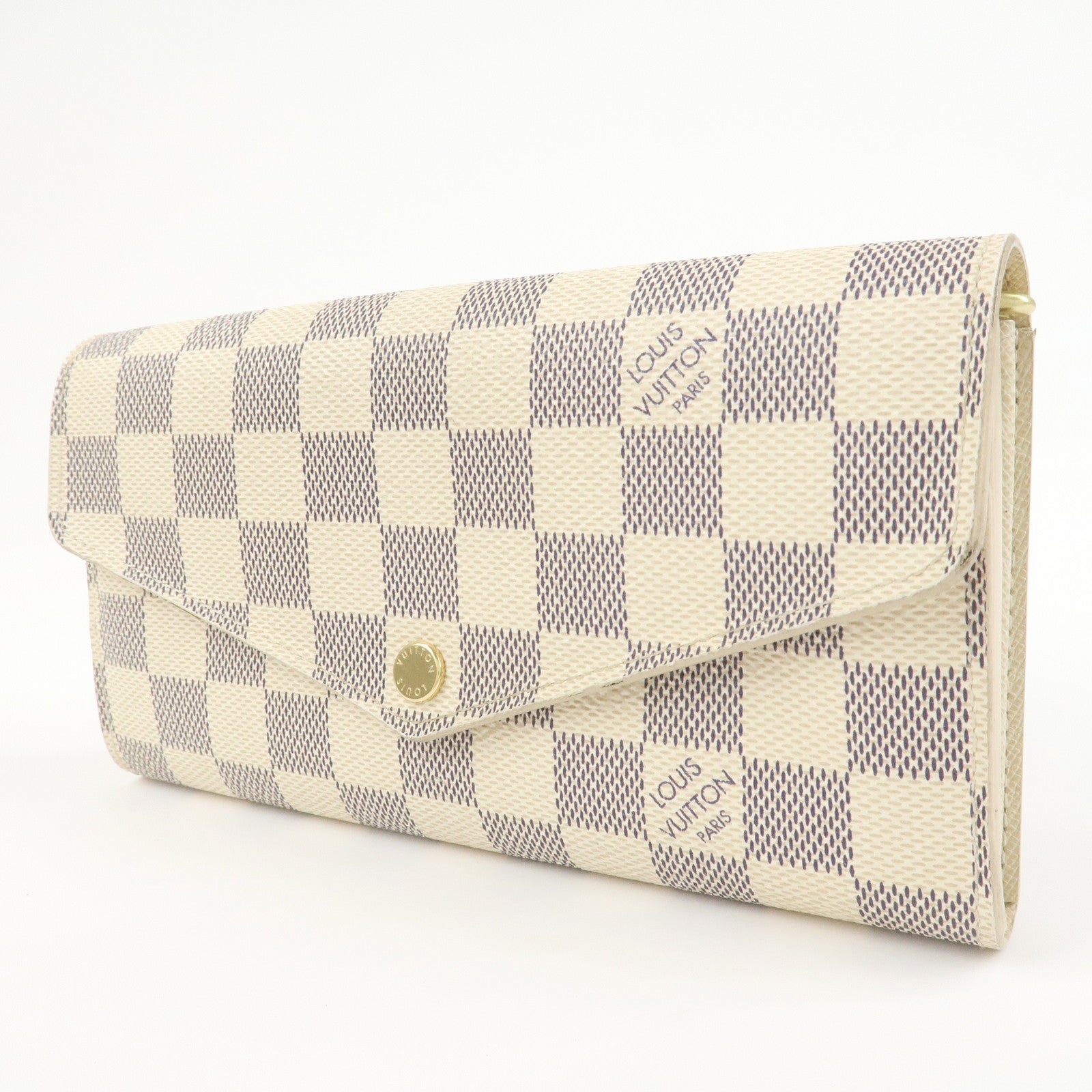 Louis Vuitton Damier Azur Portefeuille Sarah Long Wallet N63208
