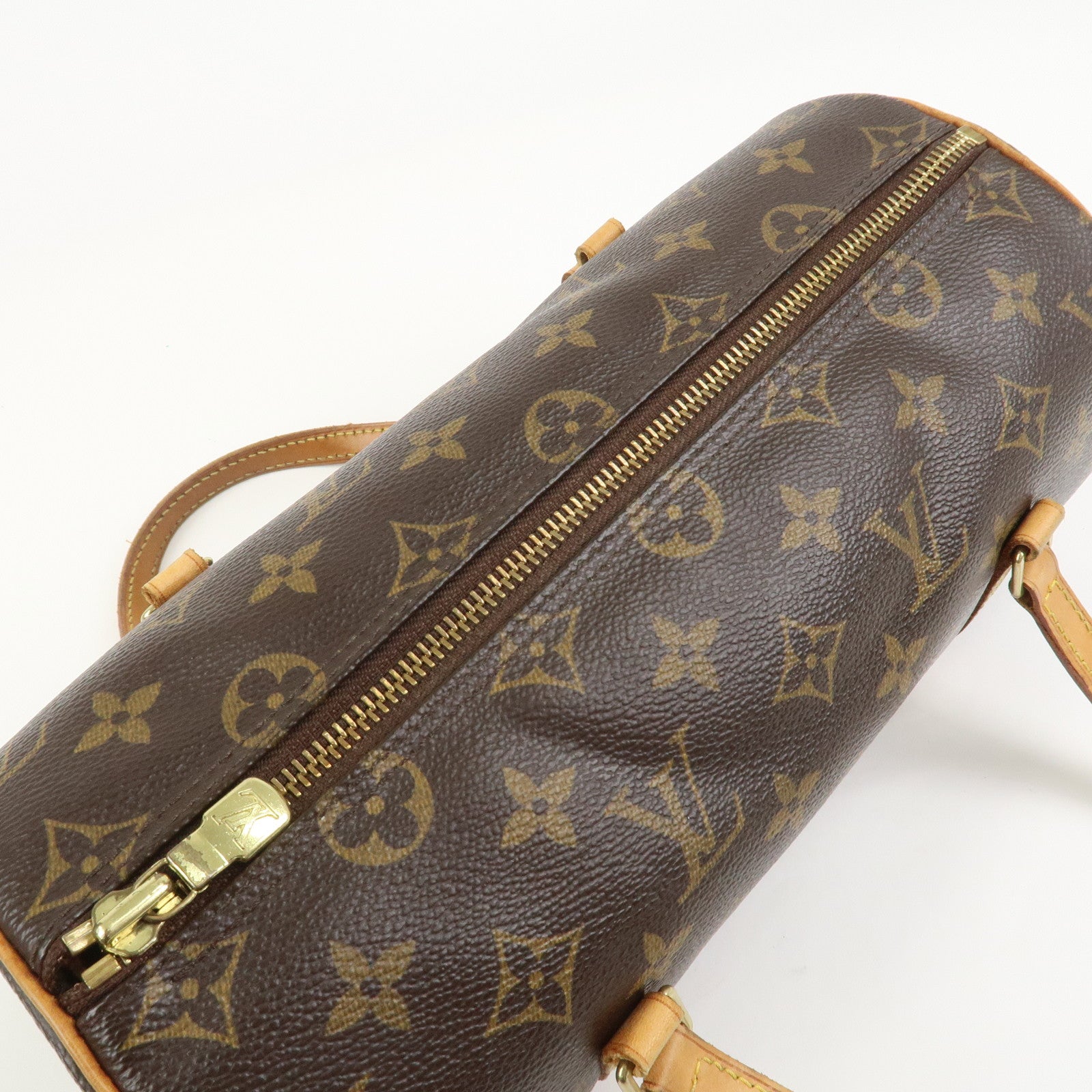 Louis Vuitton Monogram Papillon 26 Hand Bag Brown M51386