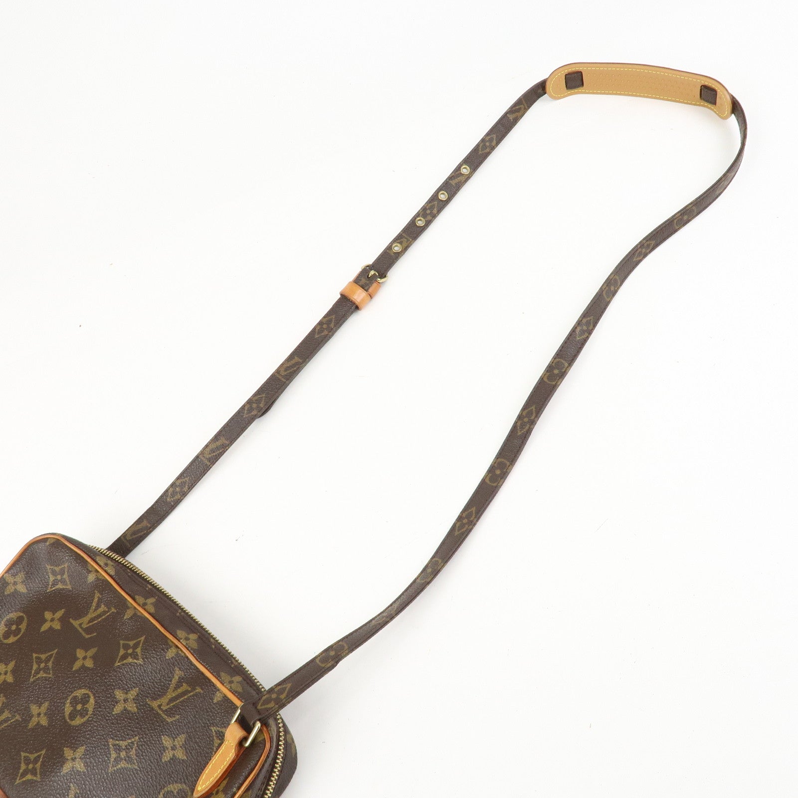 Louis Vuitton Monogram Pochette Marly Bandouliere Bag Brown M51828