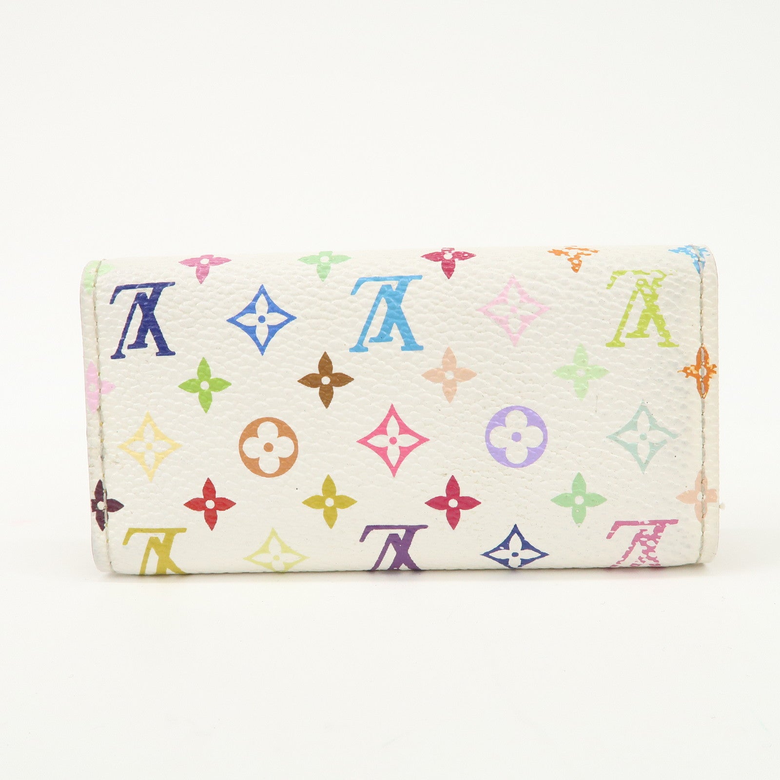 Louis Vuitton Monogram Multicolor Multiclés 4 Key Case Blanc M60043 Used