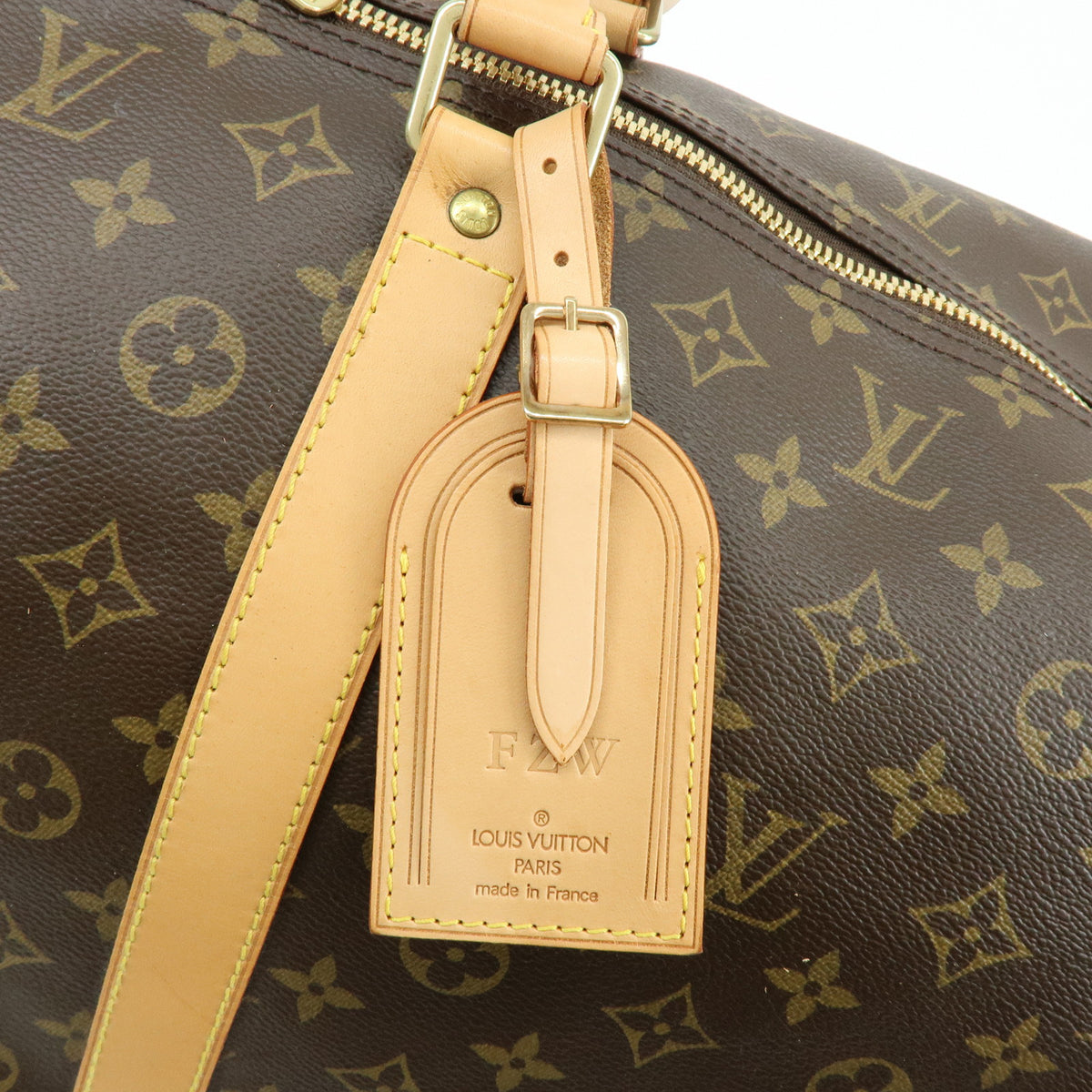 Louis Vuitton Monogram Keep All Bandouliere 60 Boston Bag M41412