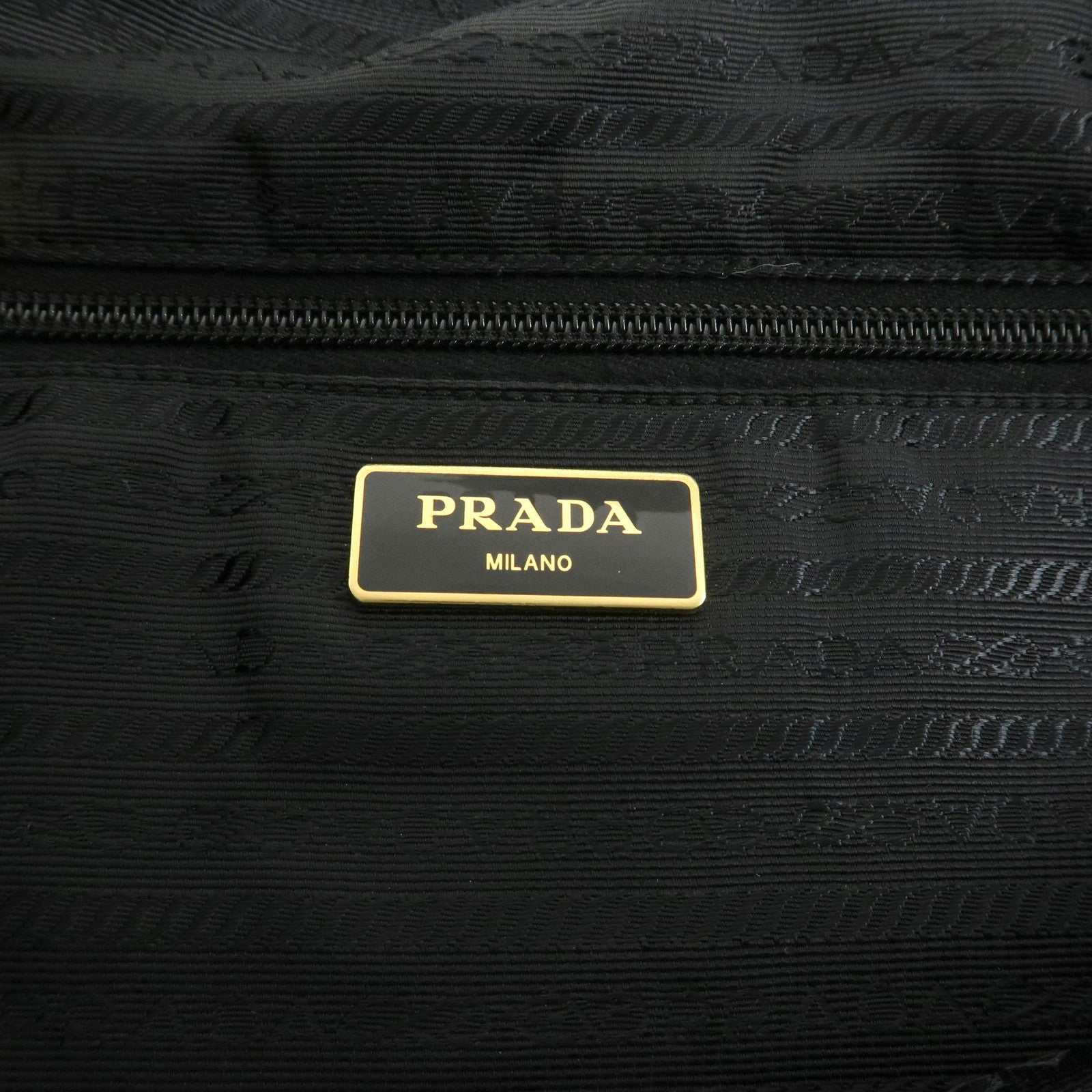PRADA Triangle Logo Nylon 2Way Bag Shoulder Bag Tote Bag B2600A