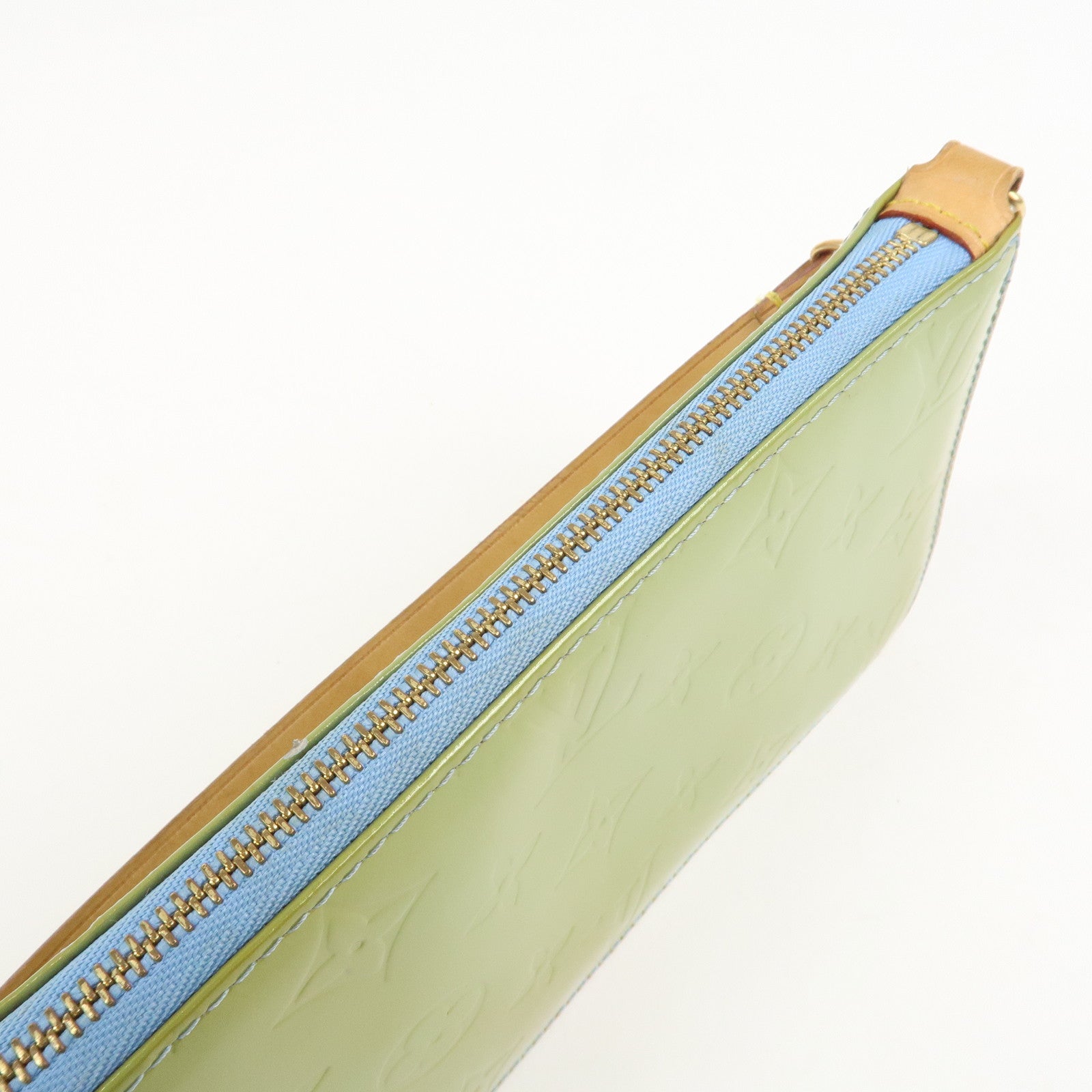 Louis Vuitton Monogram Vernis Lexington Hand Bag Baby Blue M91011
