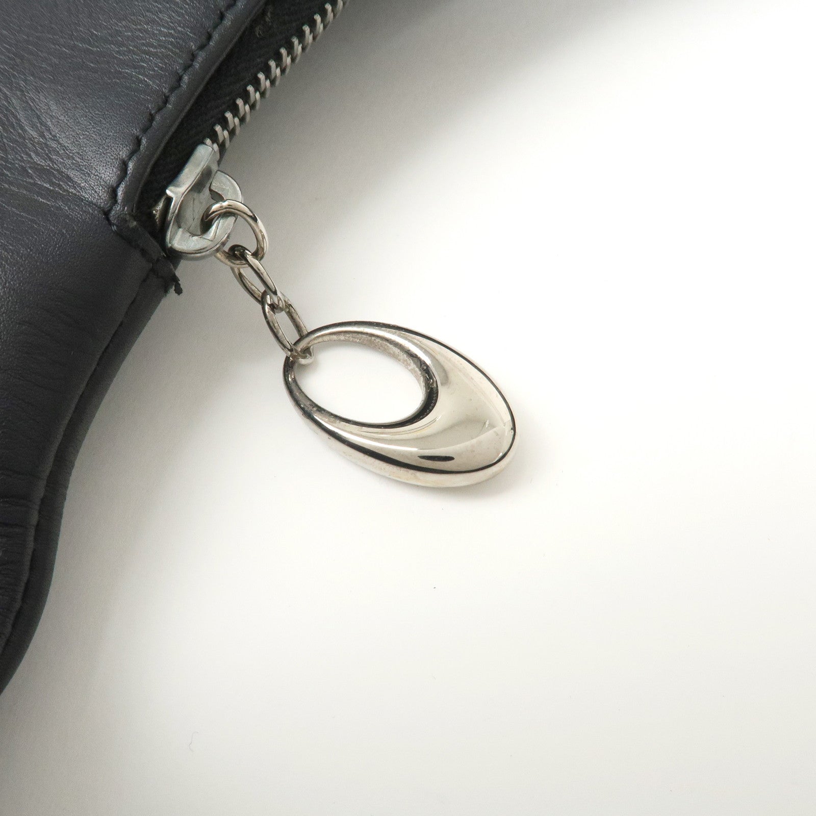 BVLGARI Logo Mania Canvas Leather Ascot Shoulder Bag Black