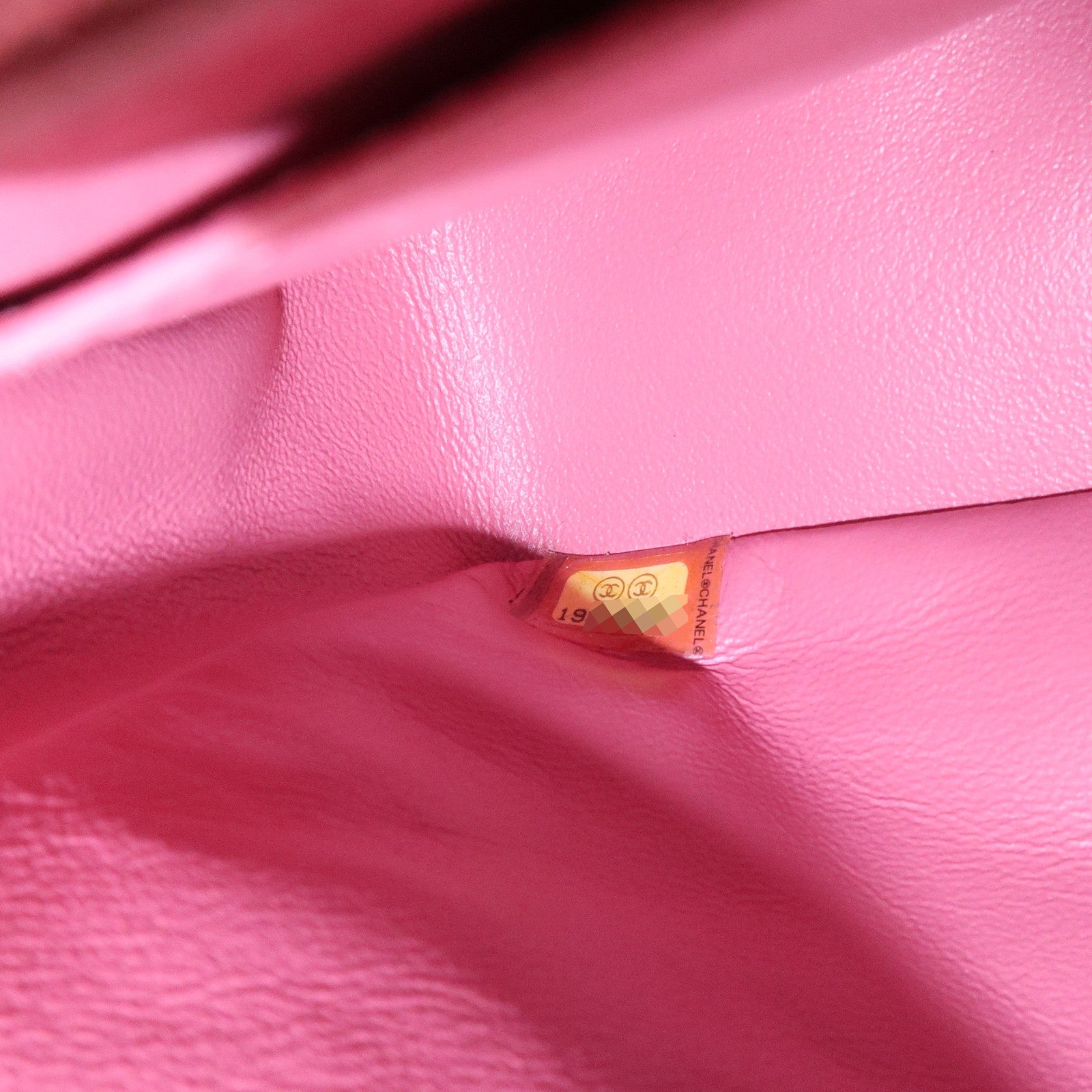 CHANEL Matelasse 25 Lamb Skin Chain Shoulder Bag Pink Red A90214