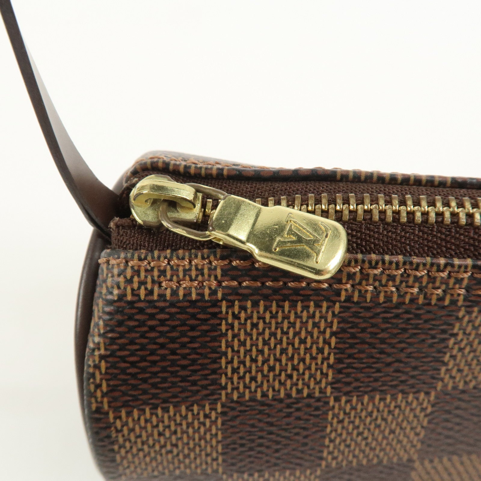 Louis Vuitton Damier Mini Pouch for Papillon Bag Brown