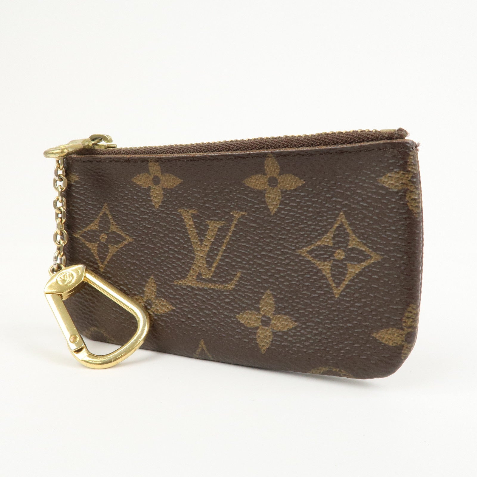 Louis Vuitton Monogram Pochette Cles Coin Case Key Case M62650