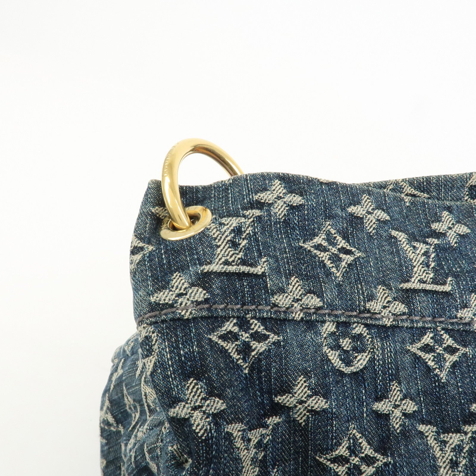 Louis Vuitton Monogram Denim Daily GM Shoulder Bag Hand Bag M40493