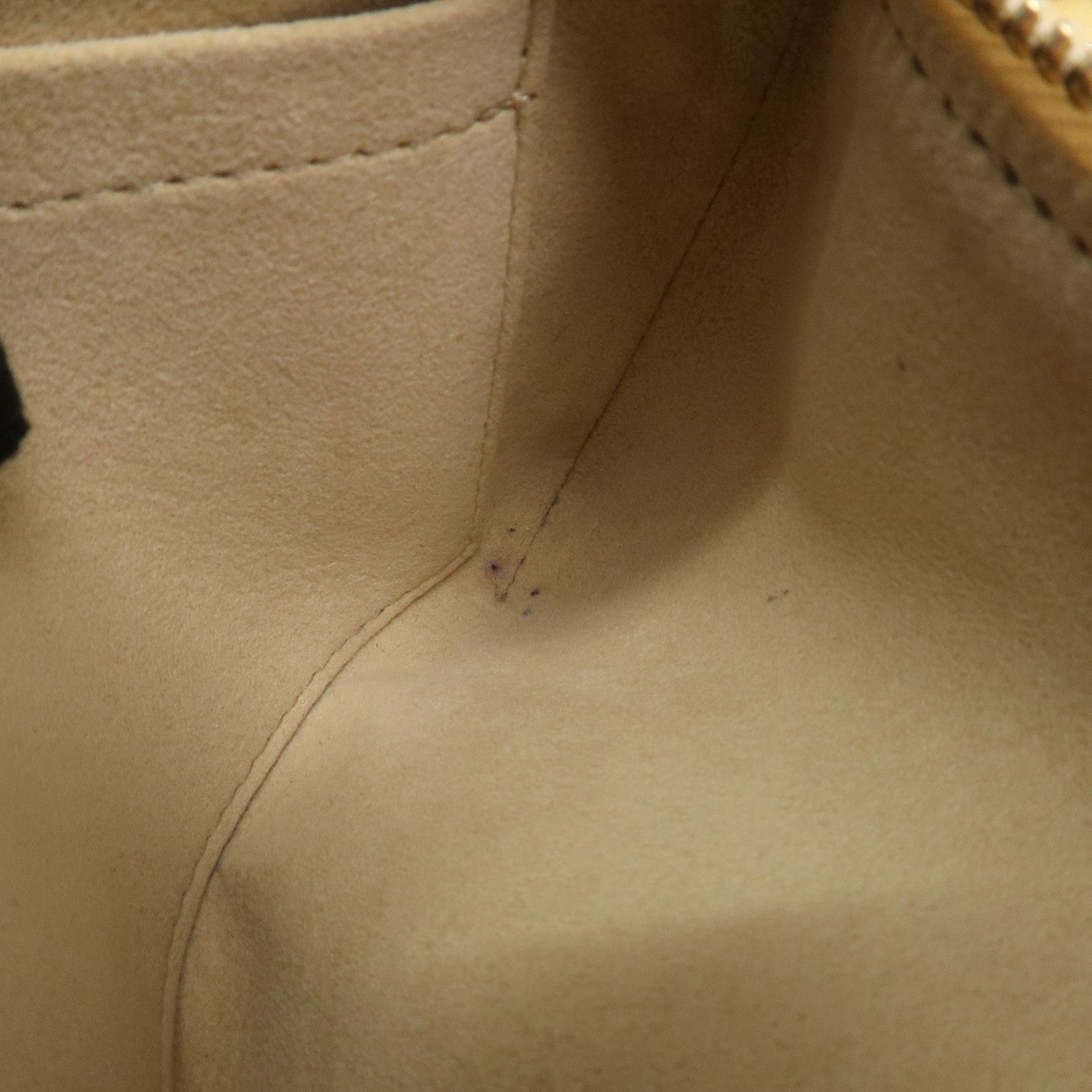 Louis Vuitton Damier Azur Pochette Milla MM Mini Pouch N60027 Used