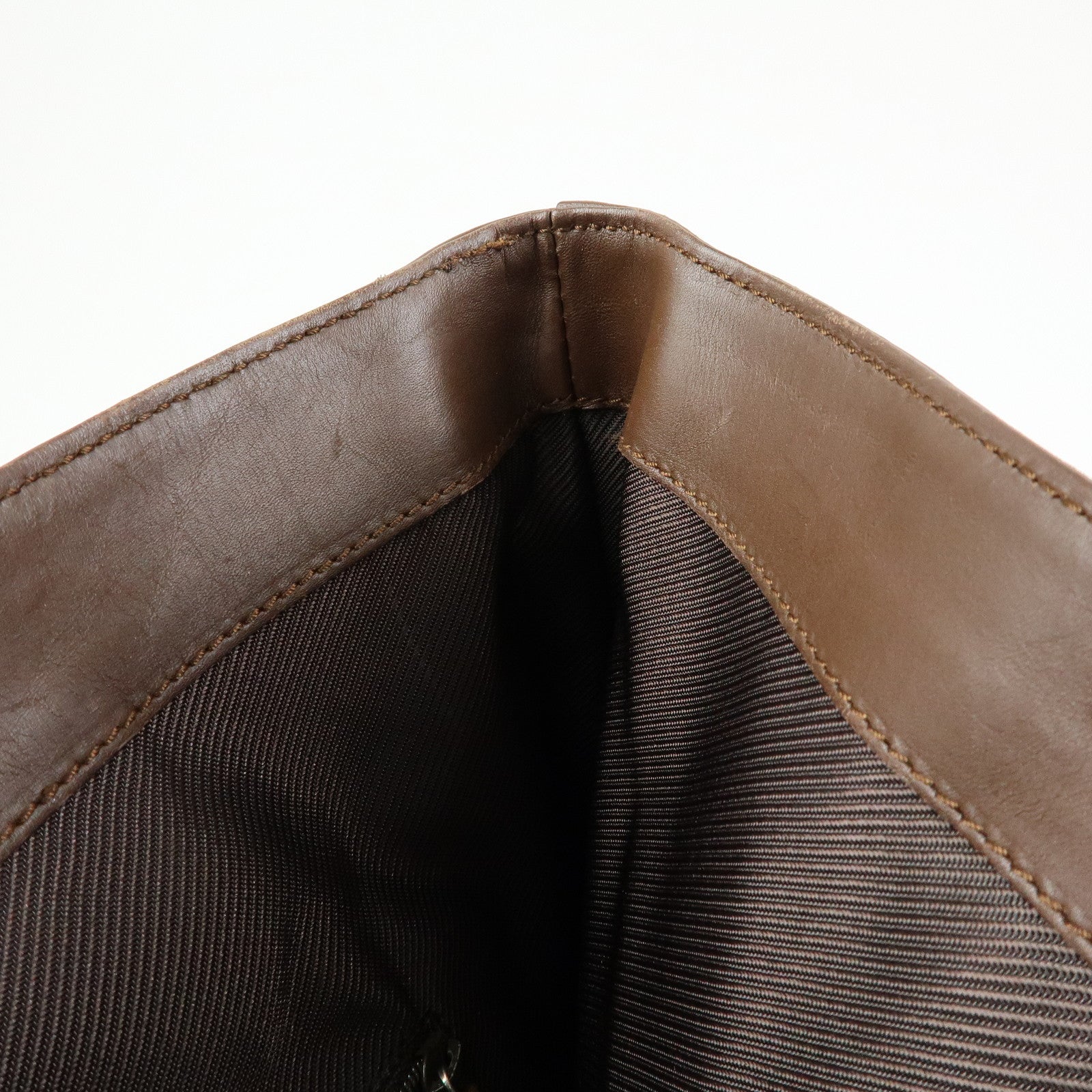 GUCCI GG Canvas Leather Tote Bag Hand Bag Beige Brown 002・1121