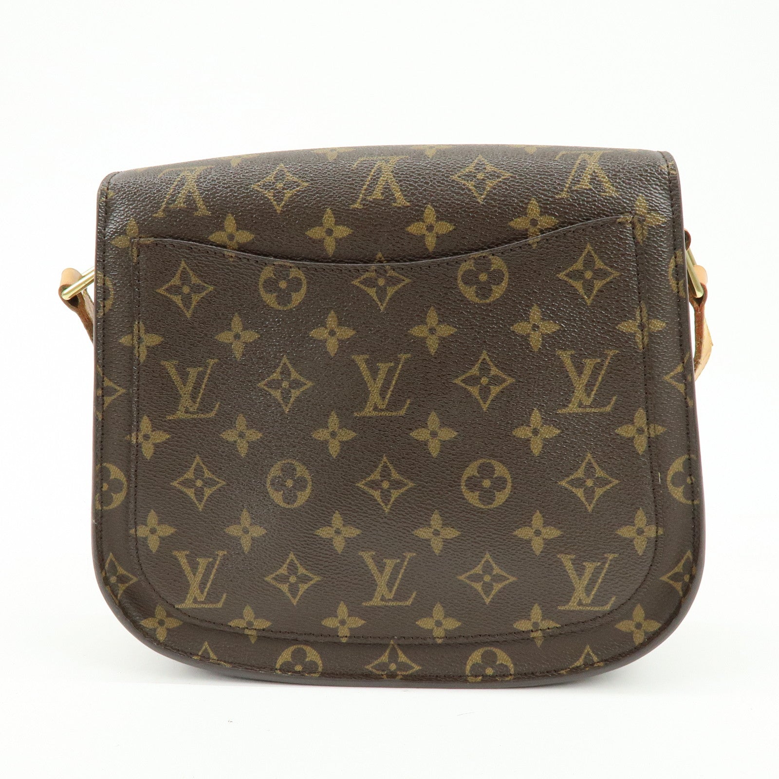 Louis Vuitton Monogram Saint Cloud GM Shoulder Bag Brown M51242