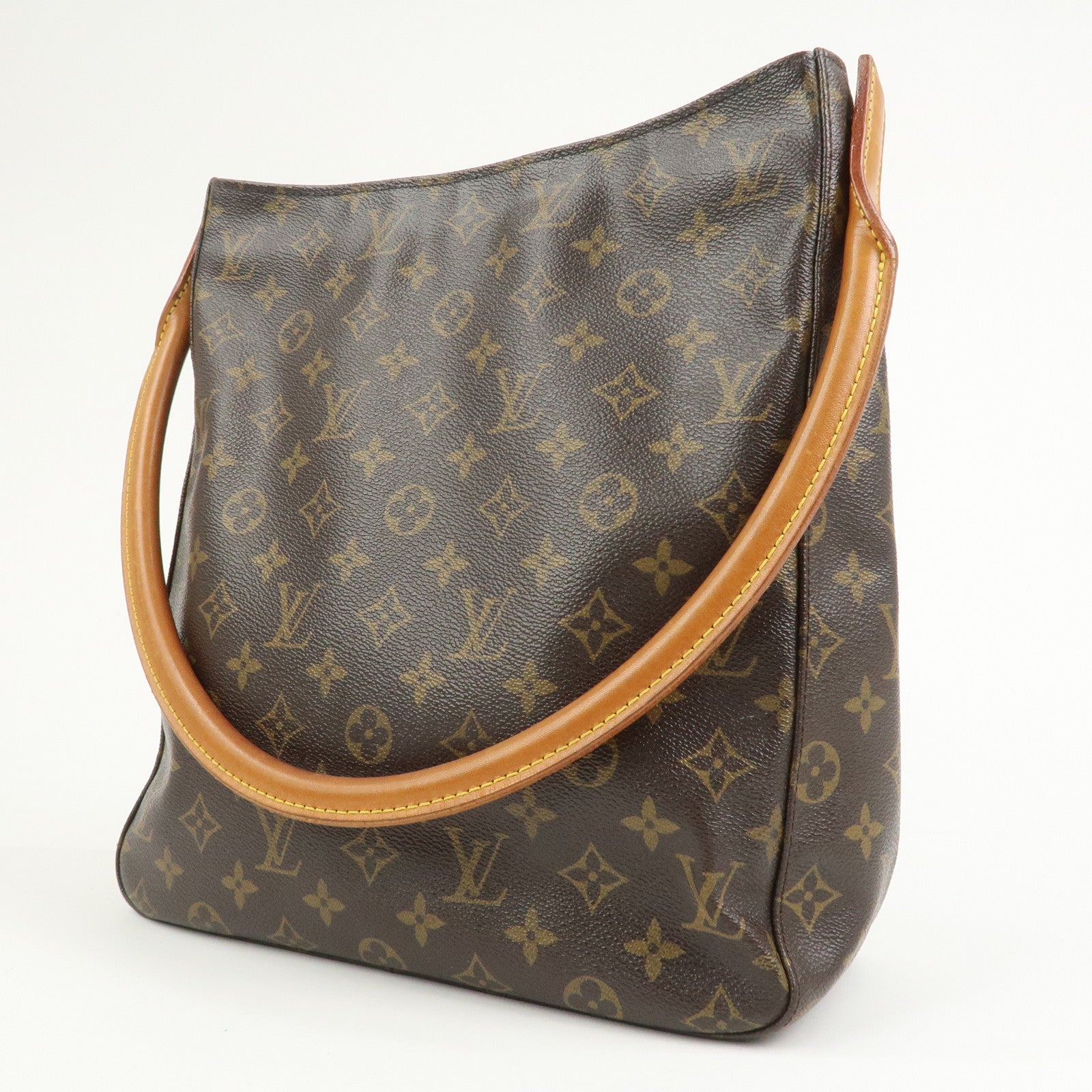 Louis Vuitton Monogram Looping GM Shoulder Bag Brown M51145
