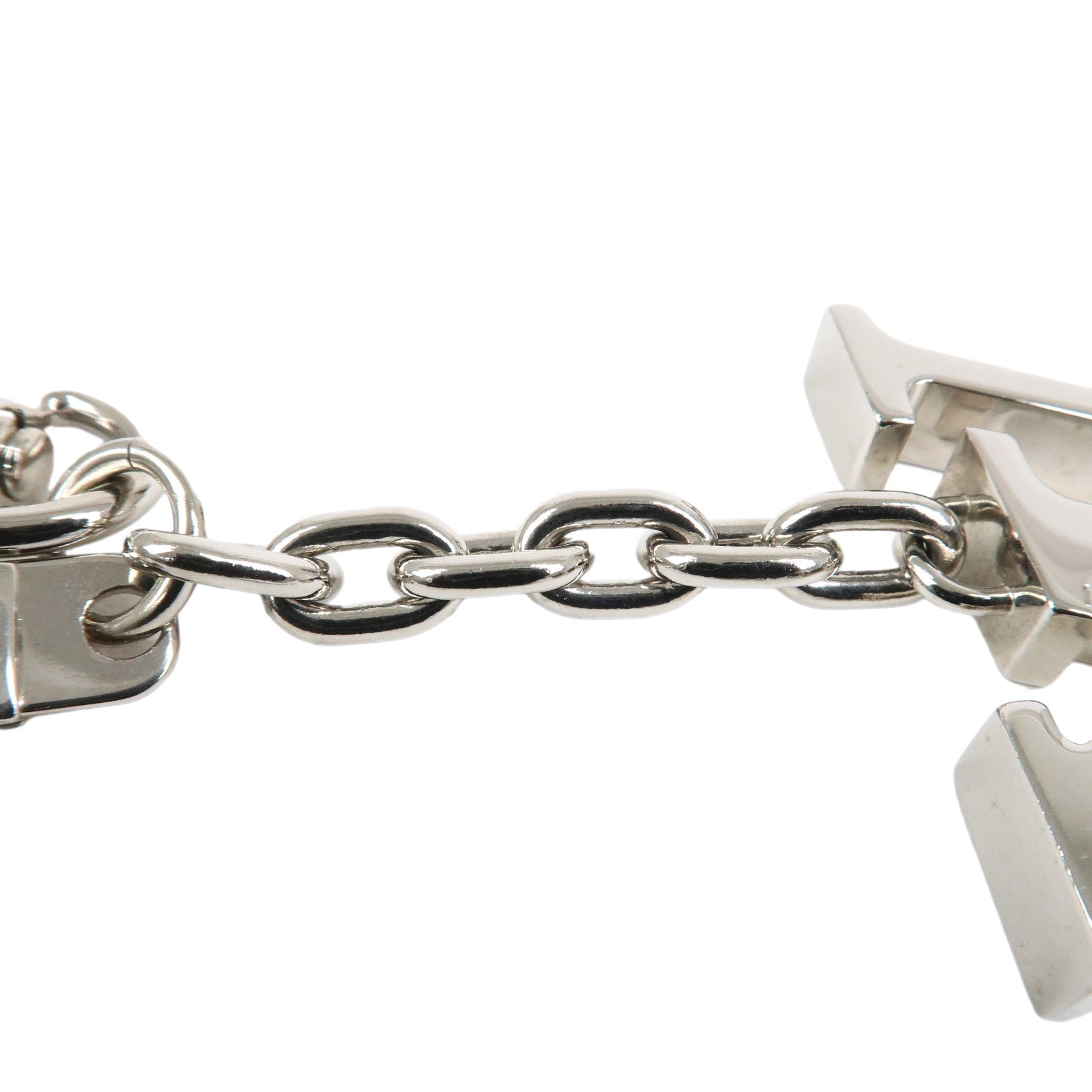 Louis Vuitton Porte Cles Initiales LV Bag Charm Silver M65071
