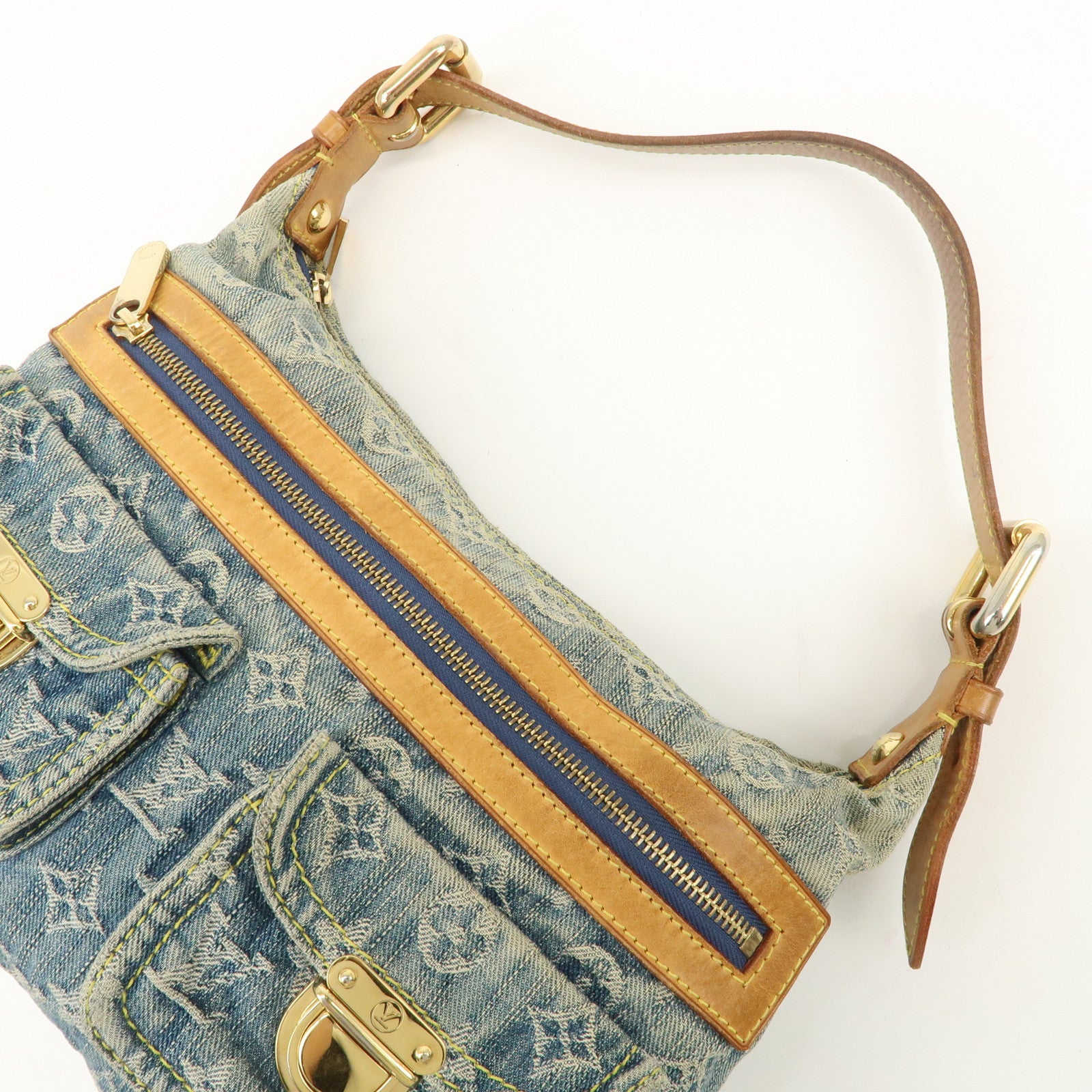 Louis Vuitton Monogram Denim Baggy PM 2Way Shoulder Bag M95049