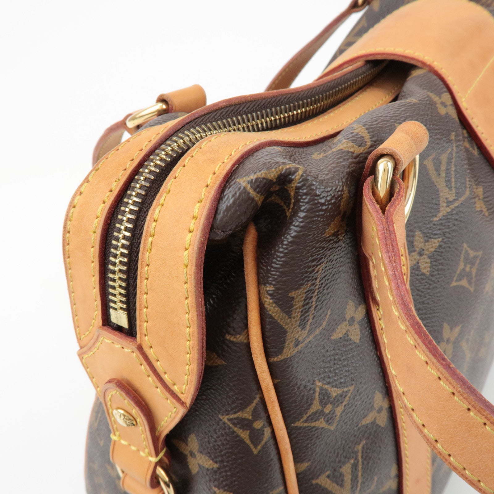 Louis Vuitton Monogram Stresa PM Shoulder Bag Brown M51186