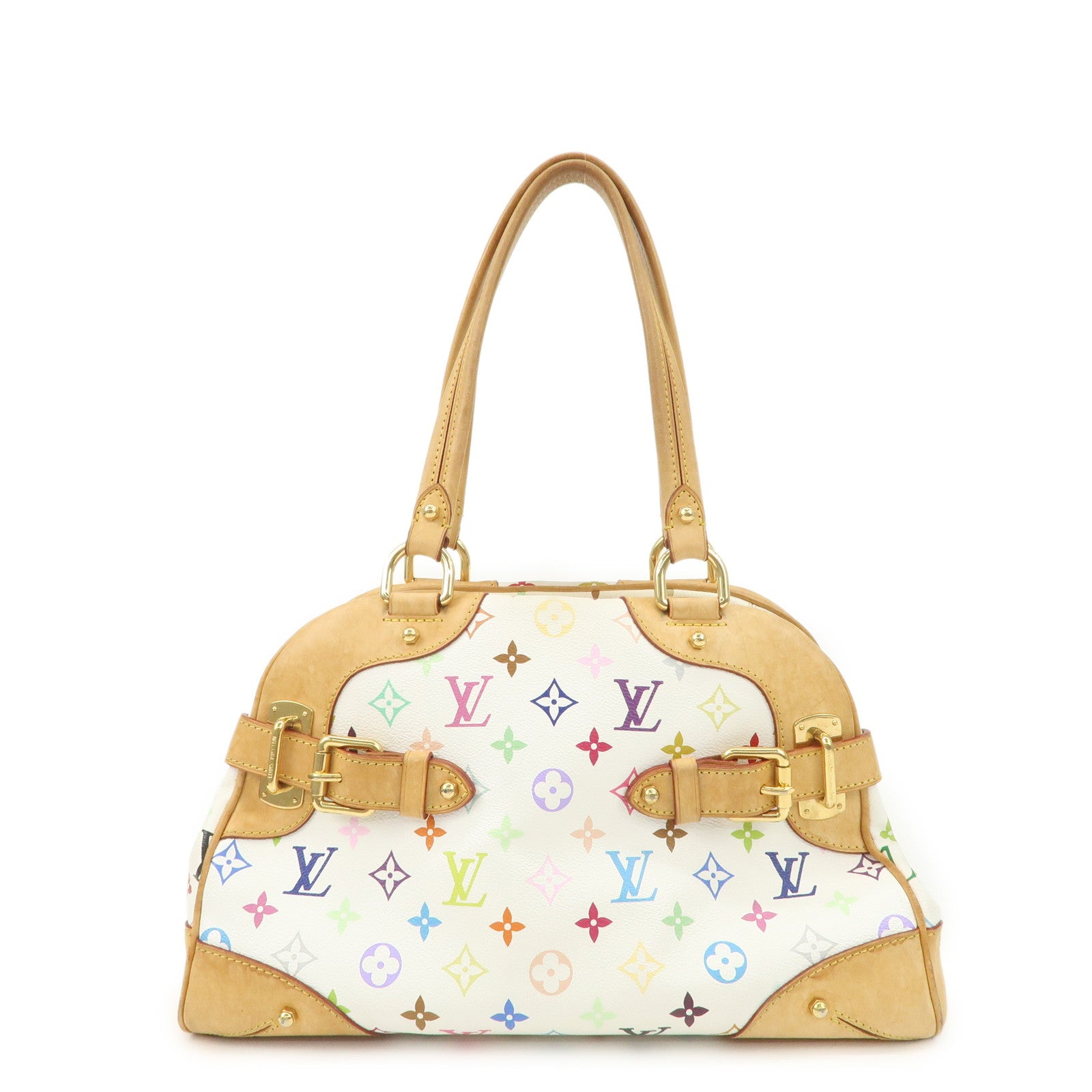 Louis Vuitton Monogram Multicolor Claudia Hand Bag Blanc M40193