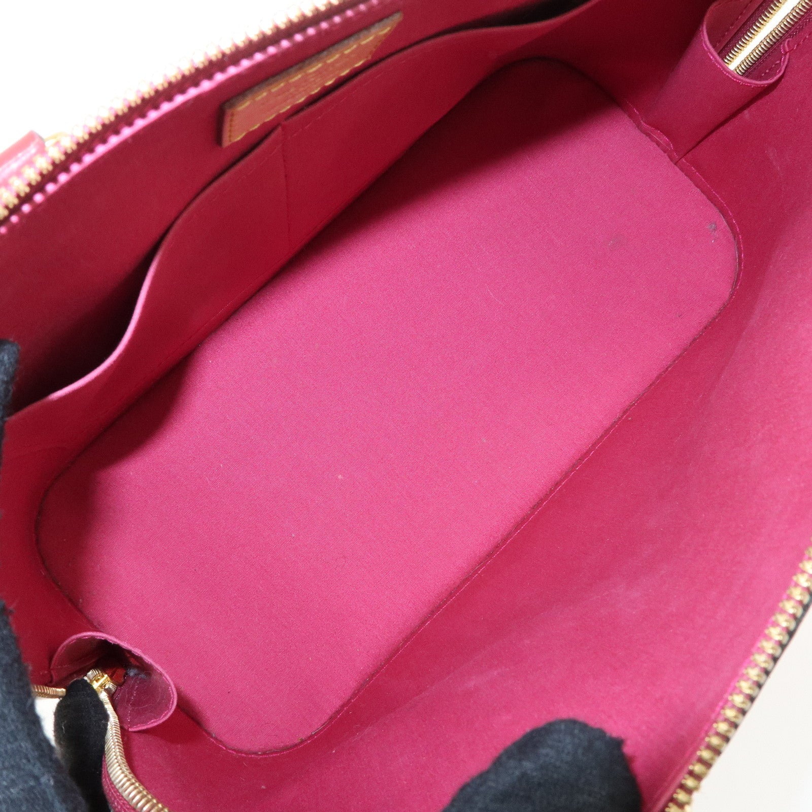 Louis Vuitton Monogram Vernis Alma PM Hand Bag Rose Indien M91770 Used