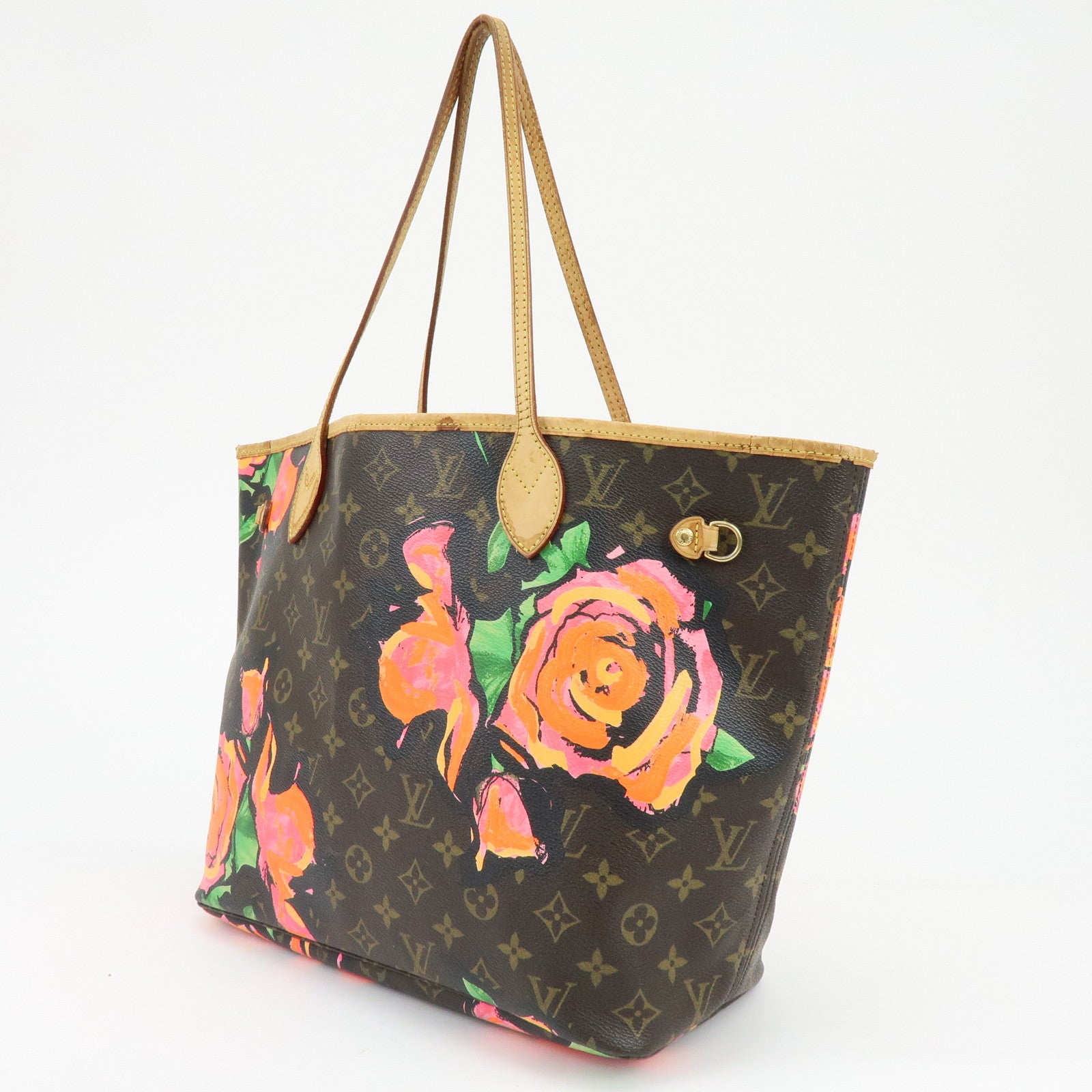 Louis Vuitton Monogram Rose Neverfull MM Tote Shoulder Bag M48613