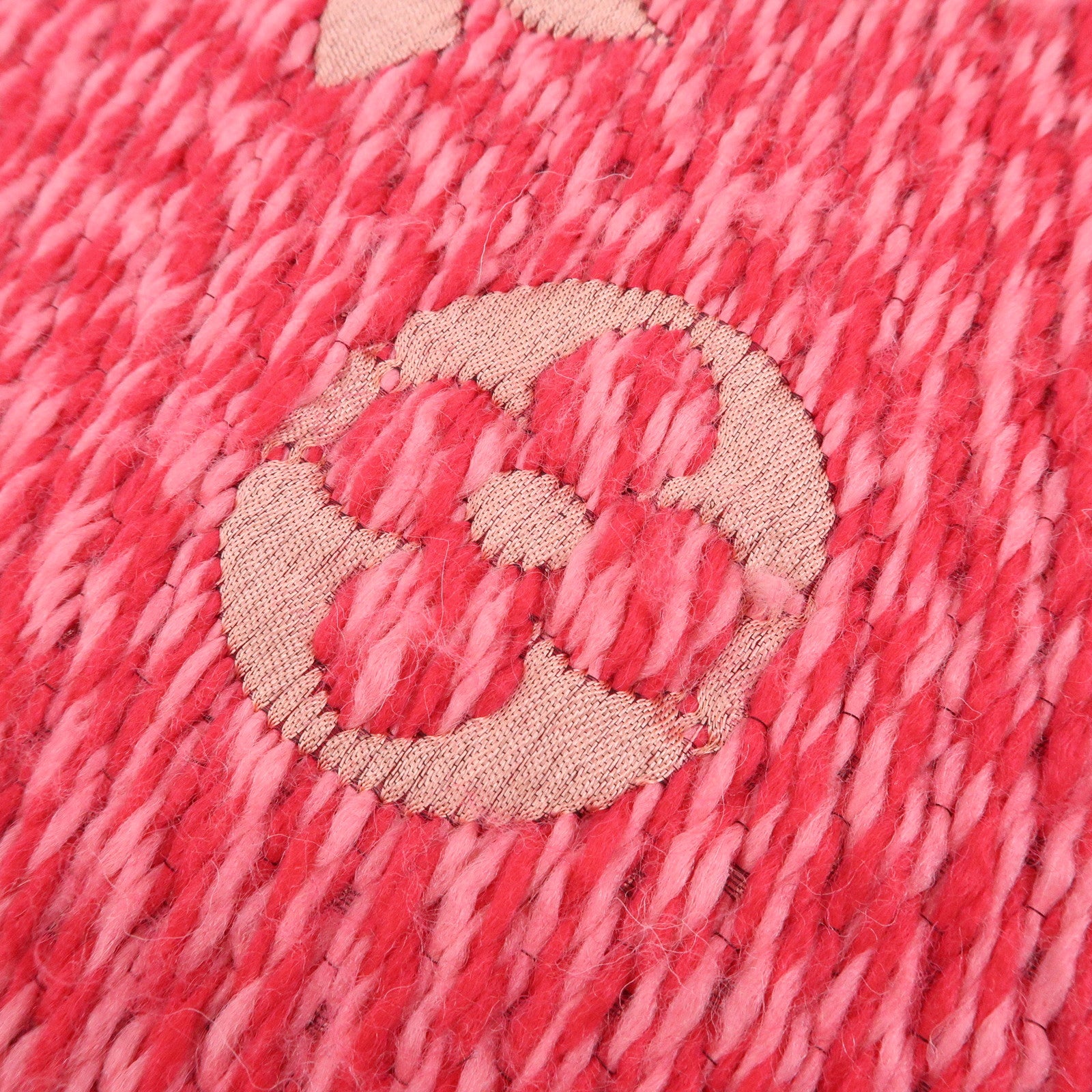 Louis Vuitton Monogram Wool Silk Scarf Echarpe Logomania M78706