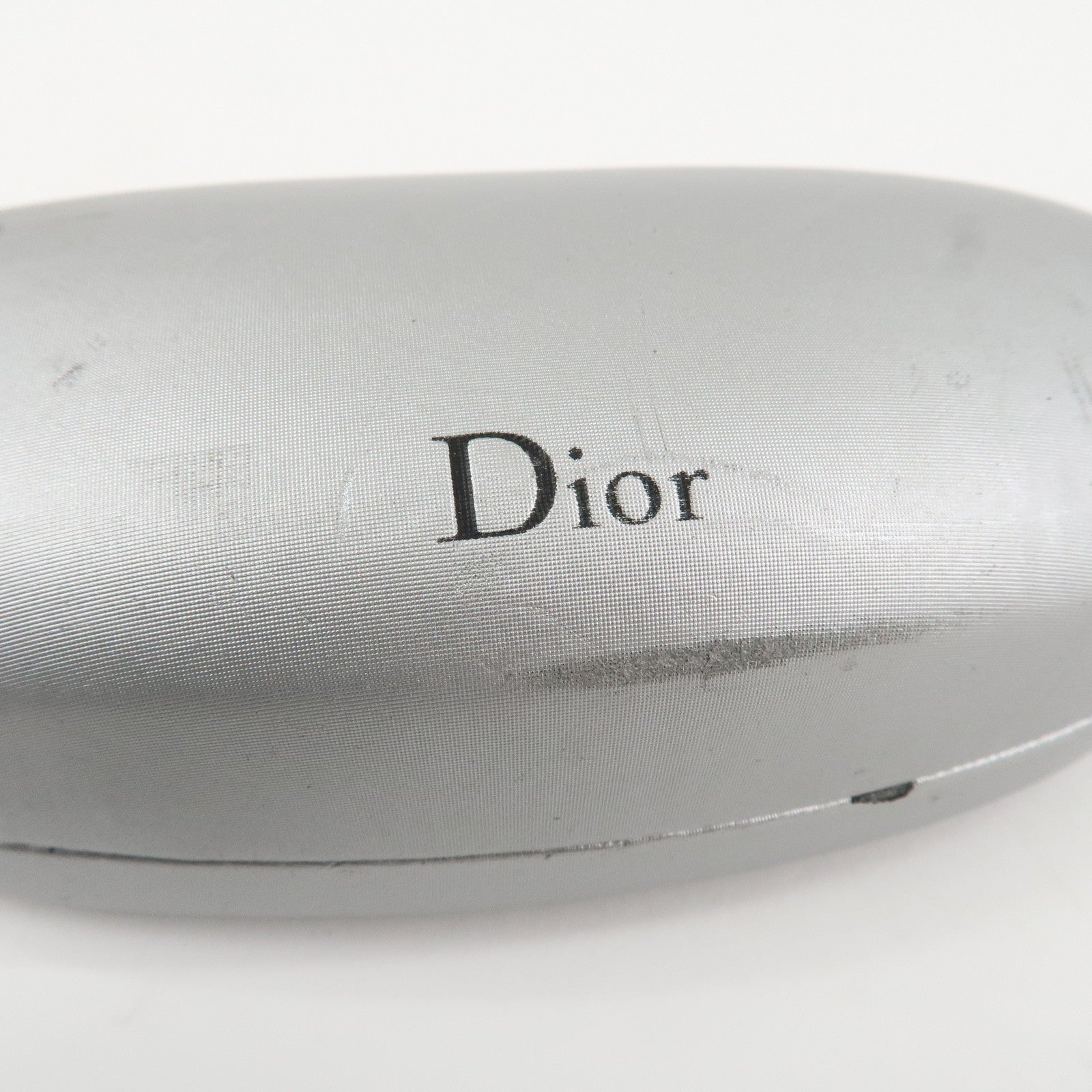 Christian Dior Clear Metal Sunglasses Gray Gradation 65□15 YB7NN Used
