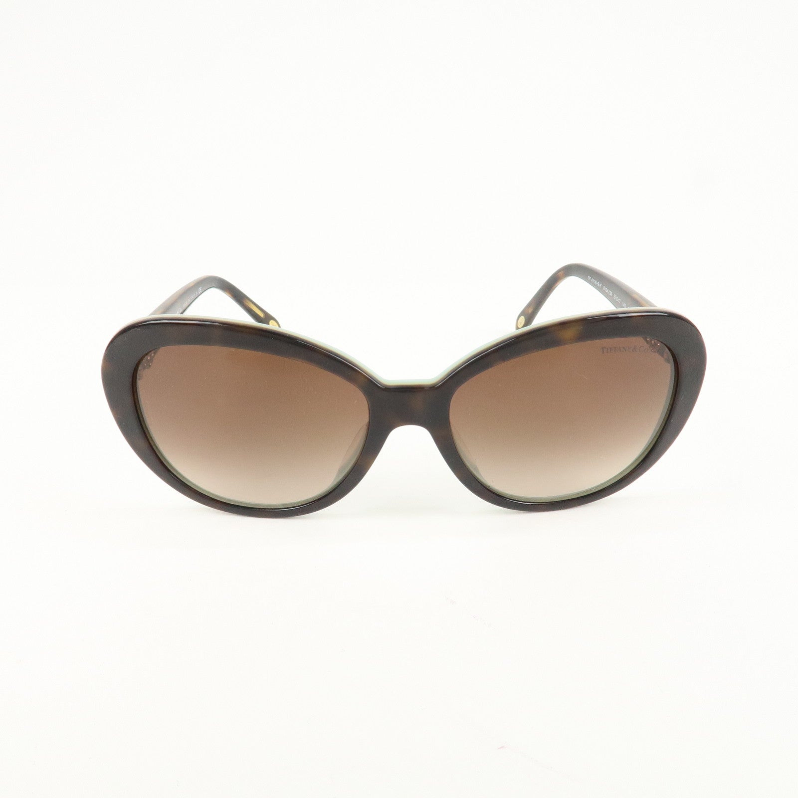 Tiffany&Co. Plastic Sunglasses 57□17 Brown TF 4118-B-F Used