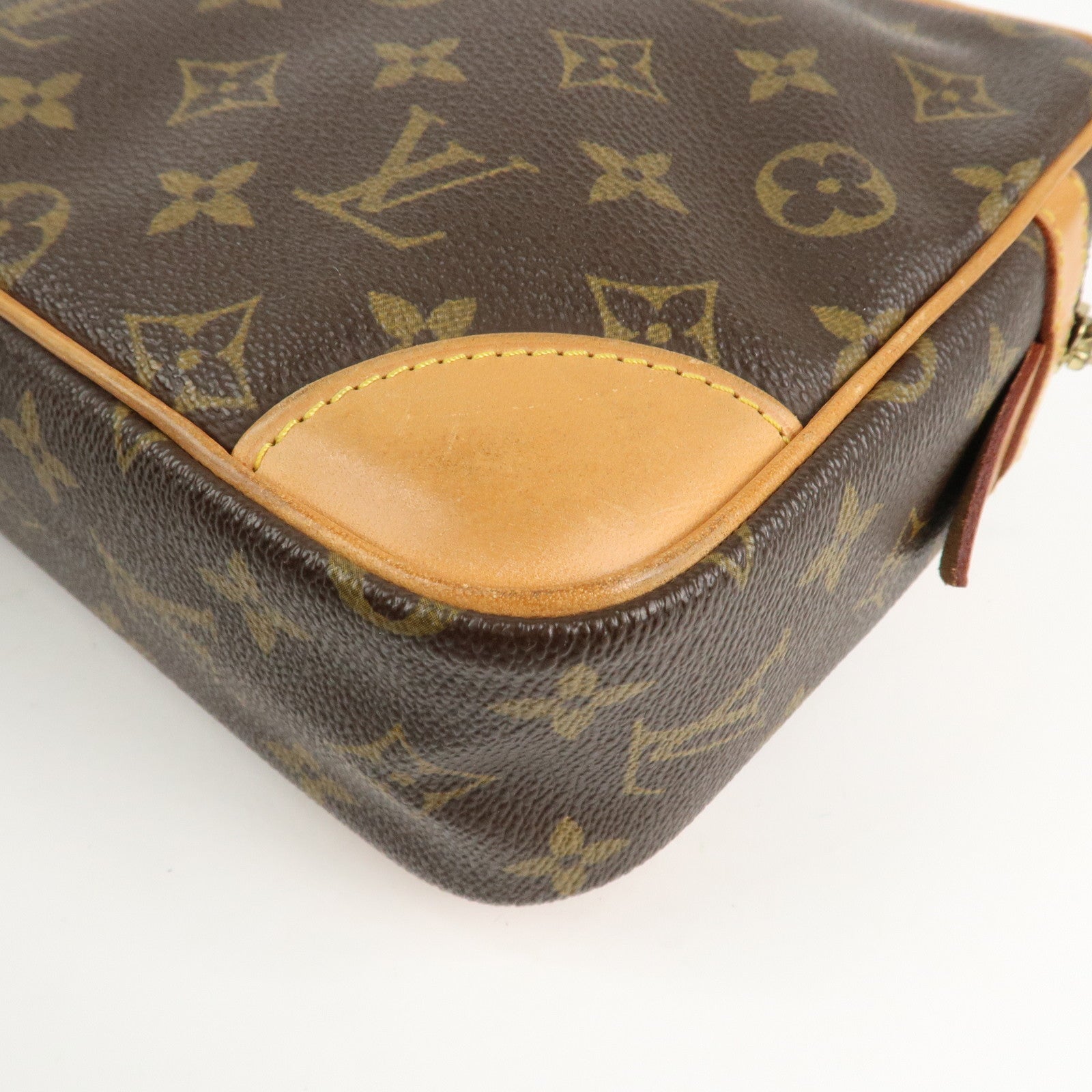 Louis Vuitton Monogram Compiegne 28 Pouch Clutch Bag Brown M51845 Used