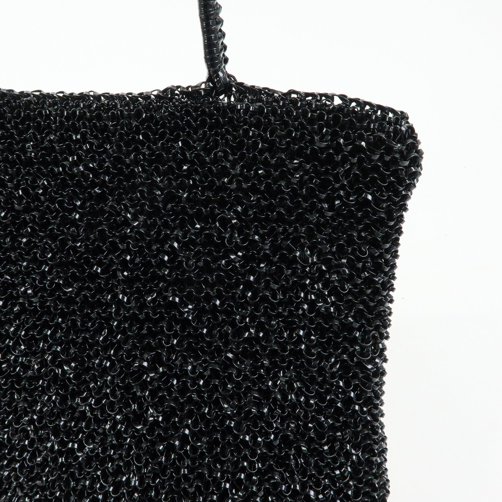 ANTEPRIMA PVC Wire Bag Tote Bag Shoulder Bag Black White