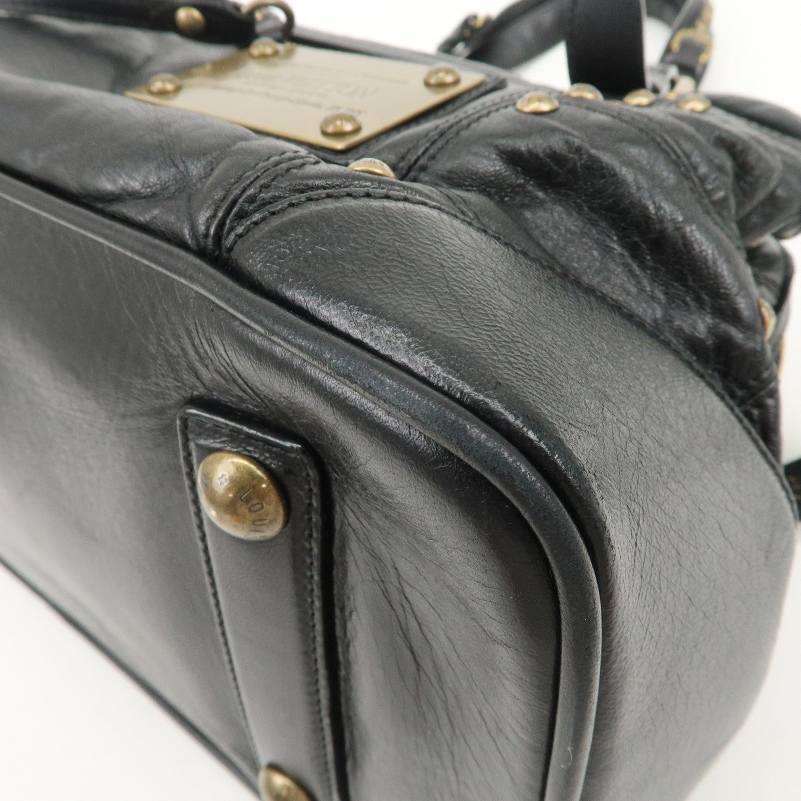 Louis Vuitton Cruise Line Rivet Shoulder Bag Noir Black M95346