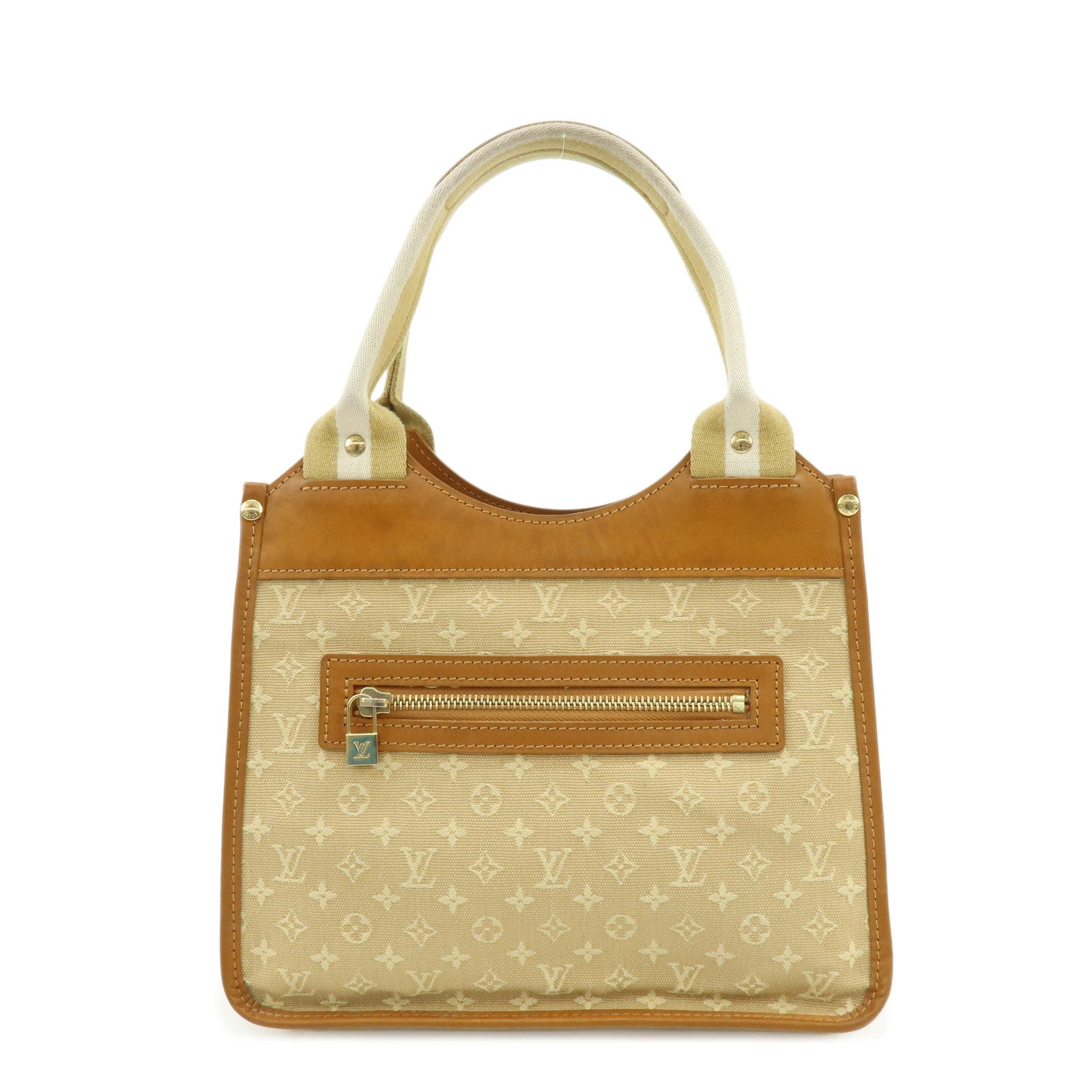 Louis Vuitton Monogram Mini Sac Catherine Hand Bag Beige M92328
