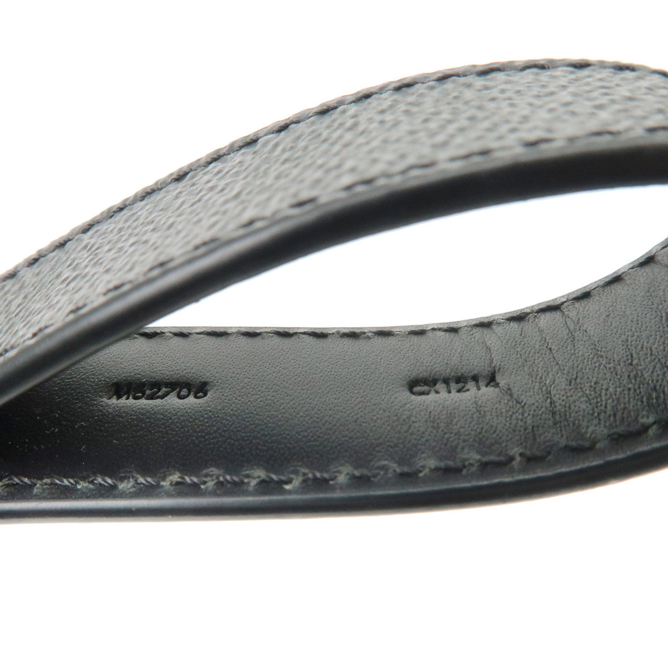 Louis Vuitton Damier Graphite Dragonne Key Chain Charm Grey M62706