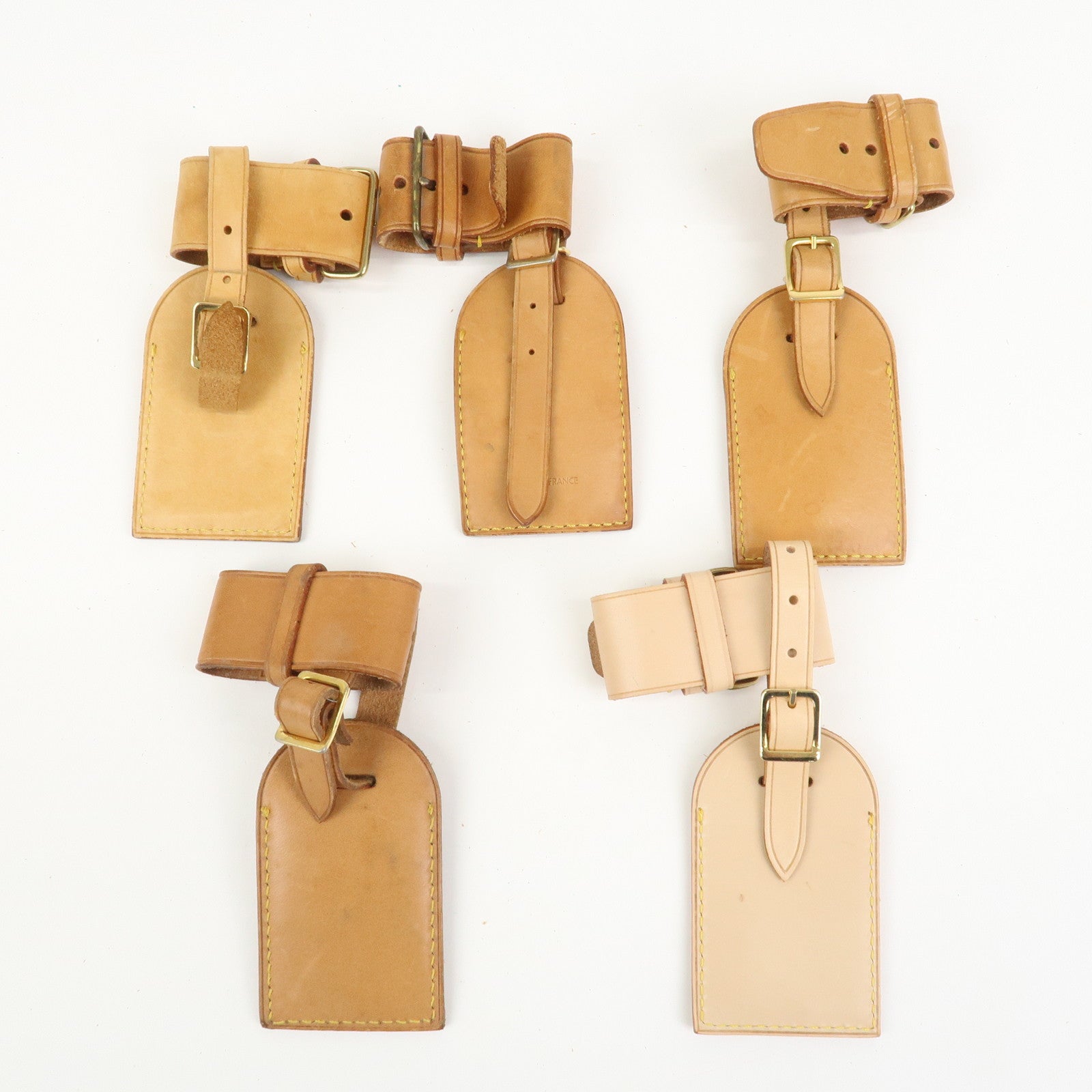 Louis Vuitton Set Of 20 Leather Name Tag & Poignet