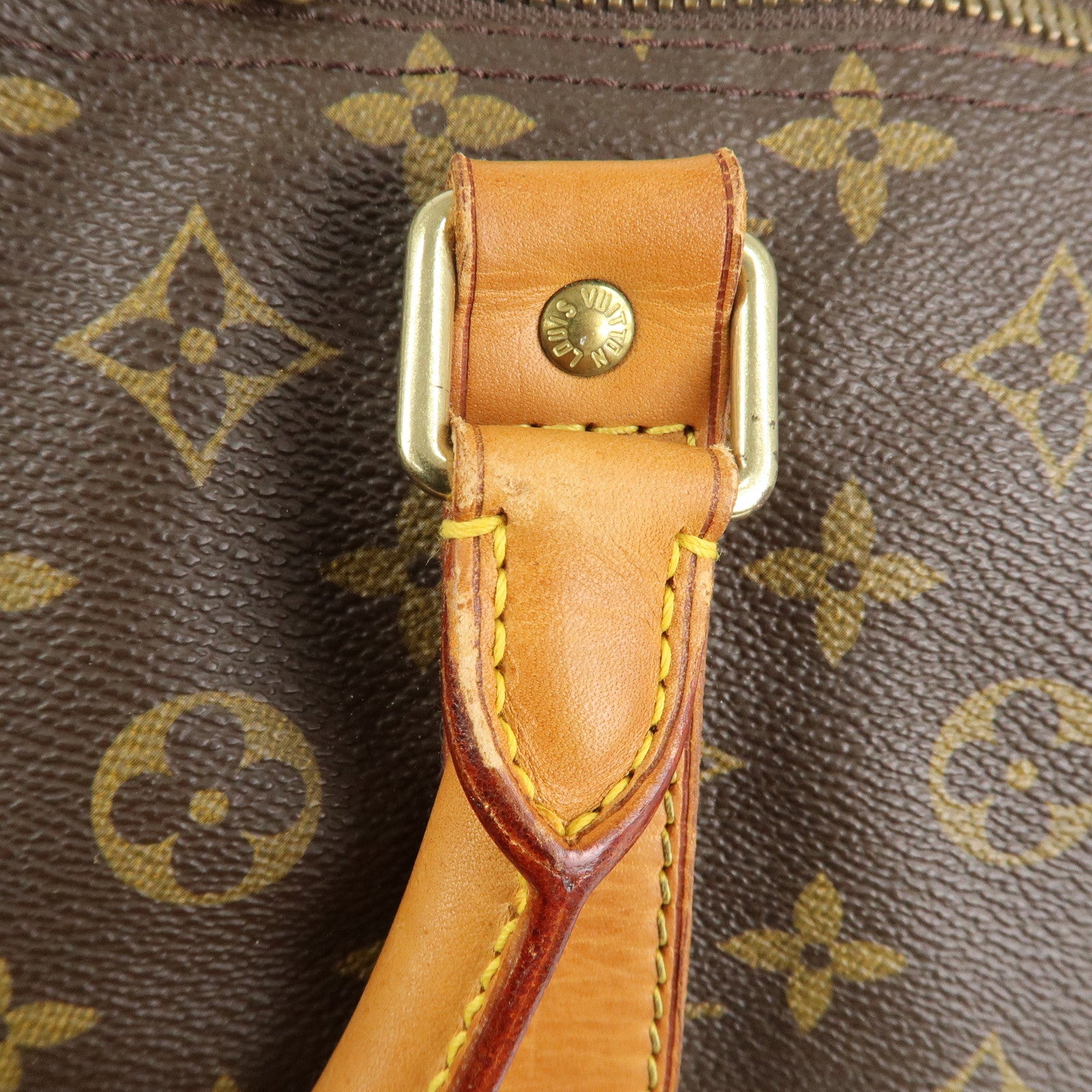 Louis Vuitton Monogram Keep All 60 Boston Bag Brown M41422 Used