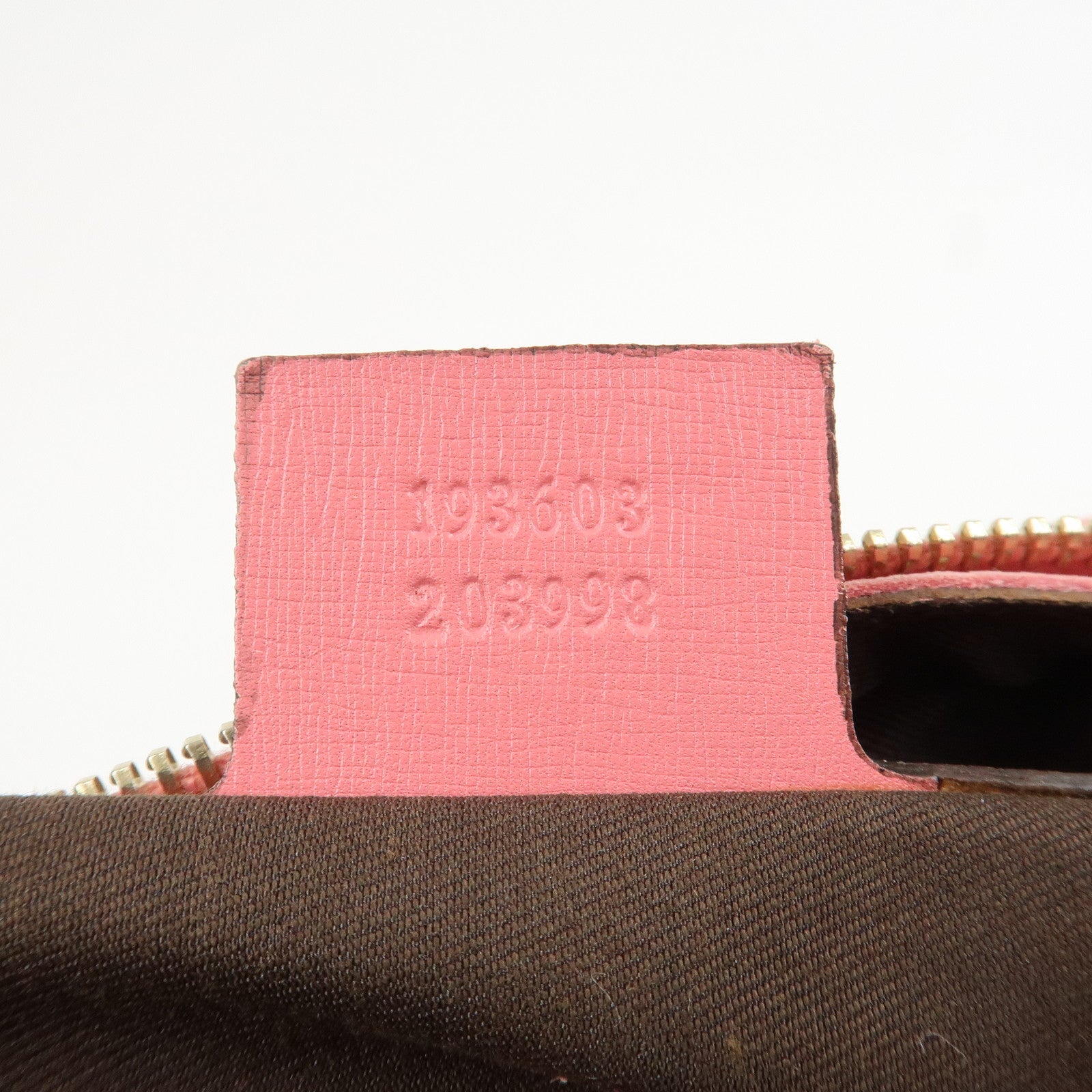 GUCCI GG Supreme Leather Boston Bag Hand Bag Beige Pink 193603