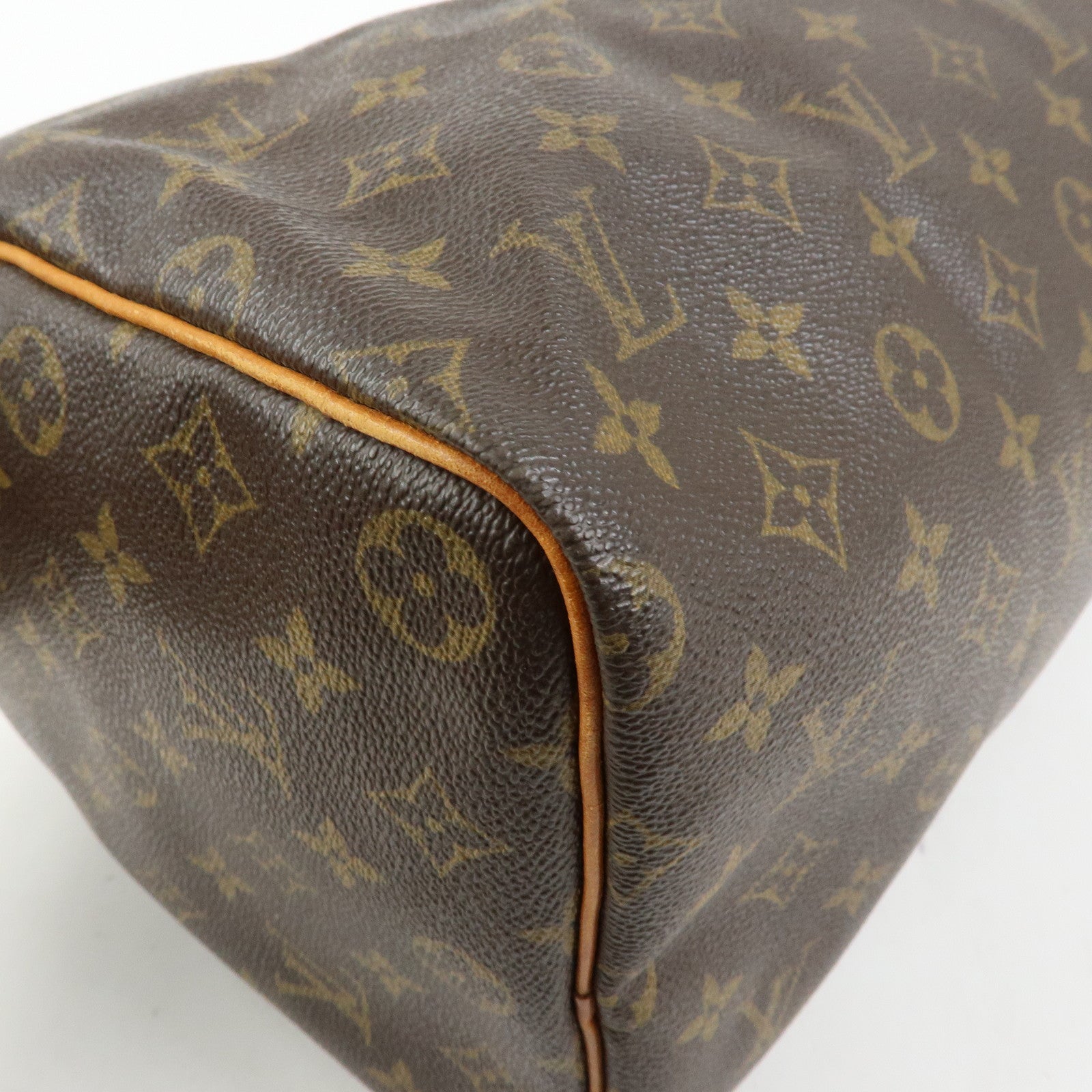 Louis Vuitton Monogram Speedy 40 Hand Bag Boston Bag Brown M41522
