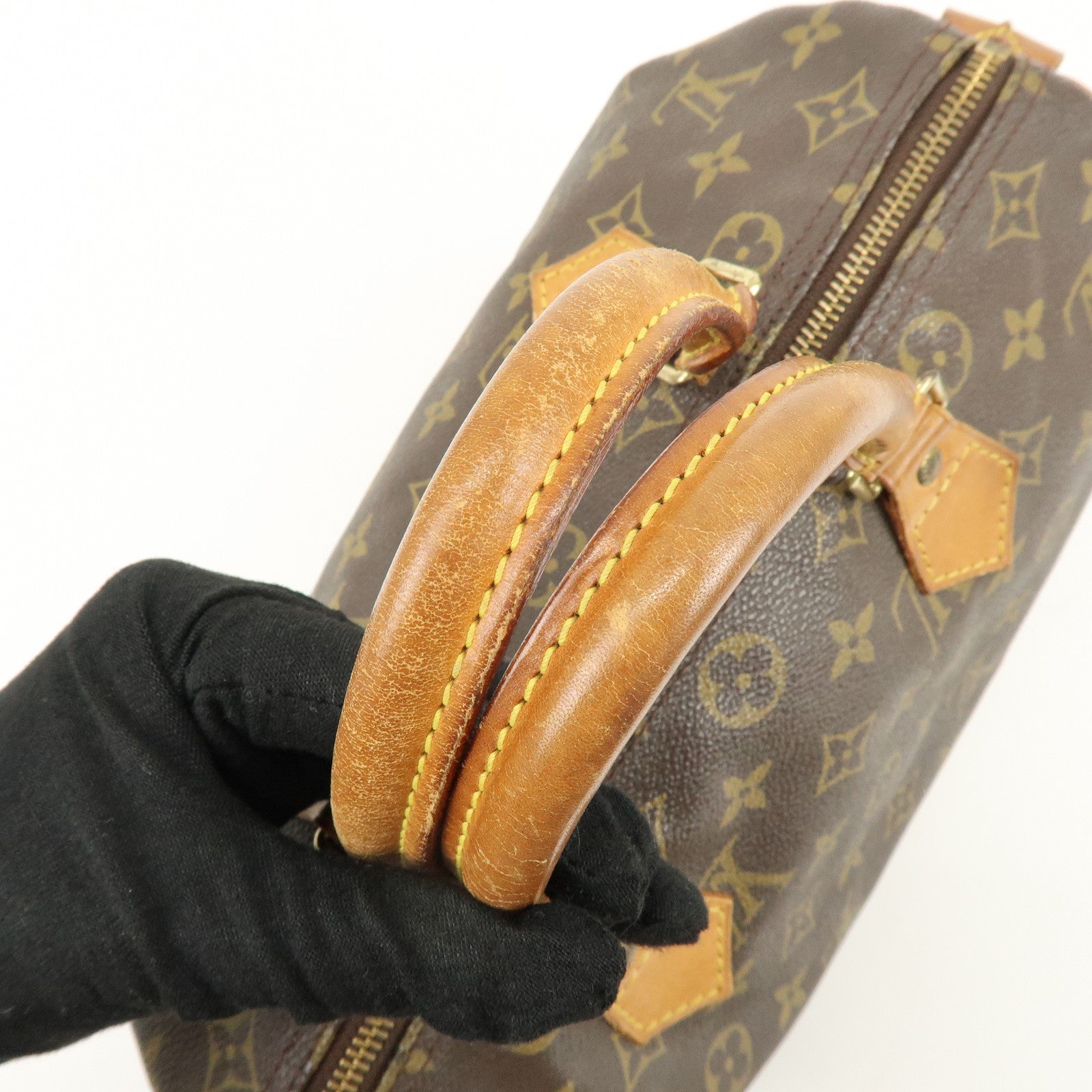 Louis Vuitton Monogram Speedy 30 Boston Bag Hand Bag Brown M41526