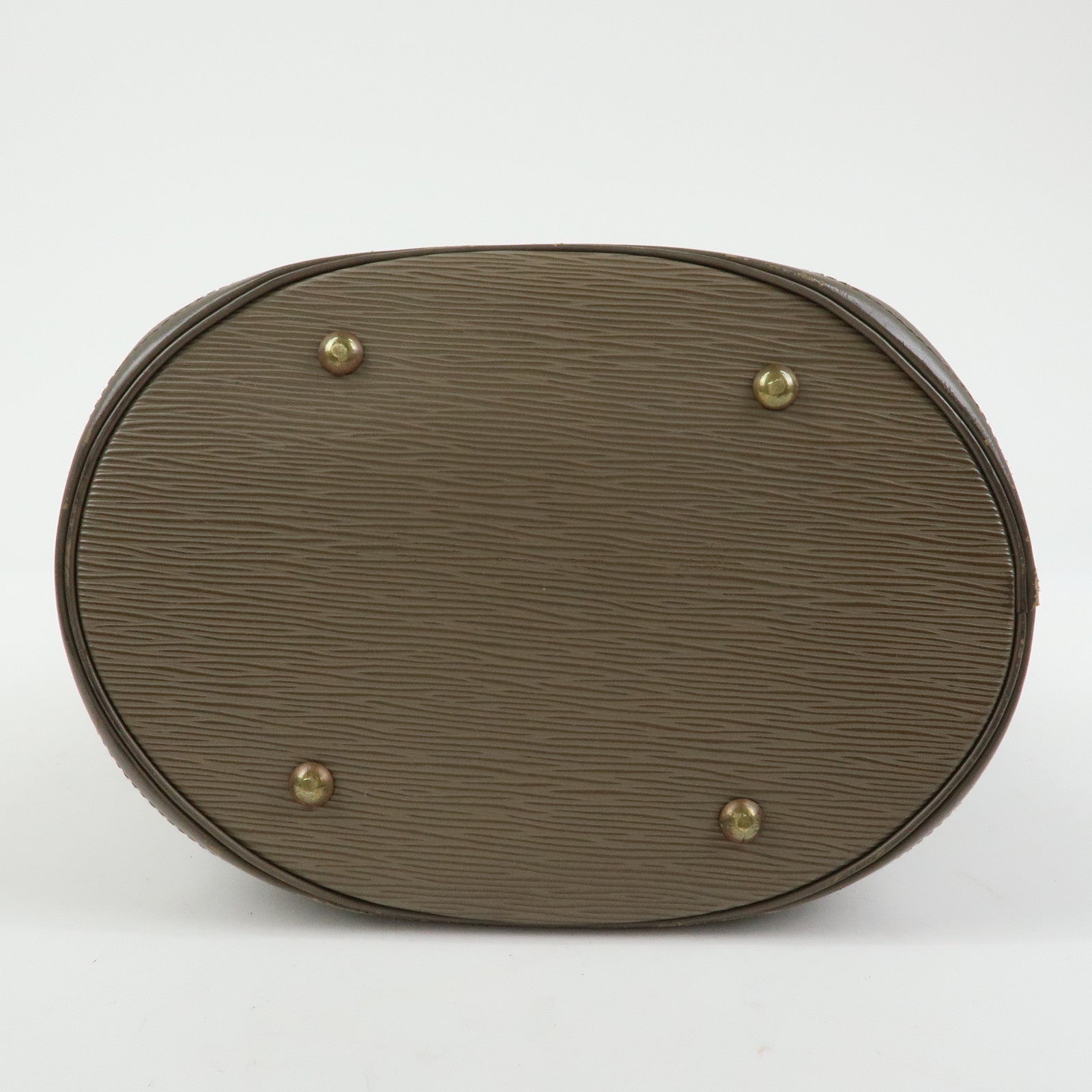 Louis Vuitton Epi Leather Bucket GM Tote Bag Shoulder Bag Gris