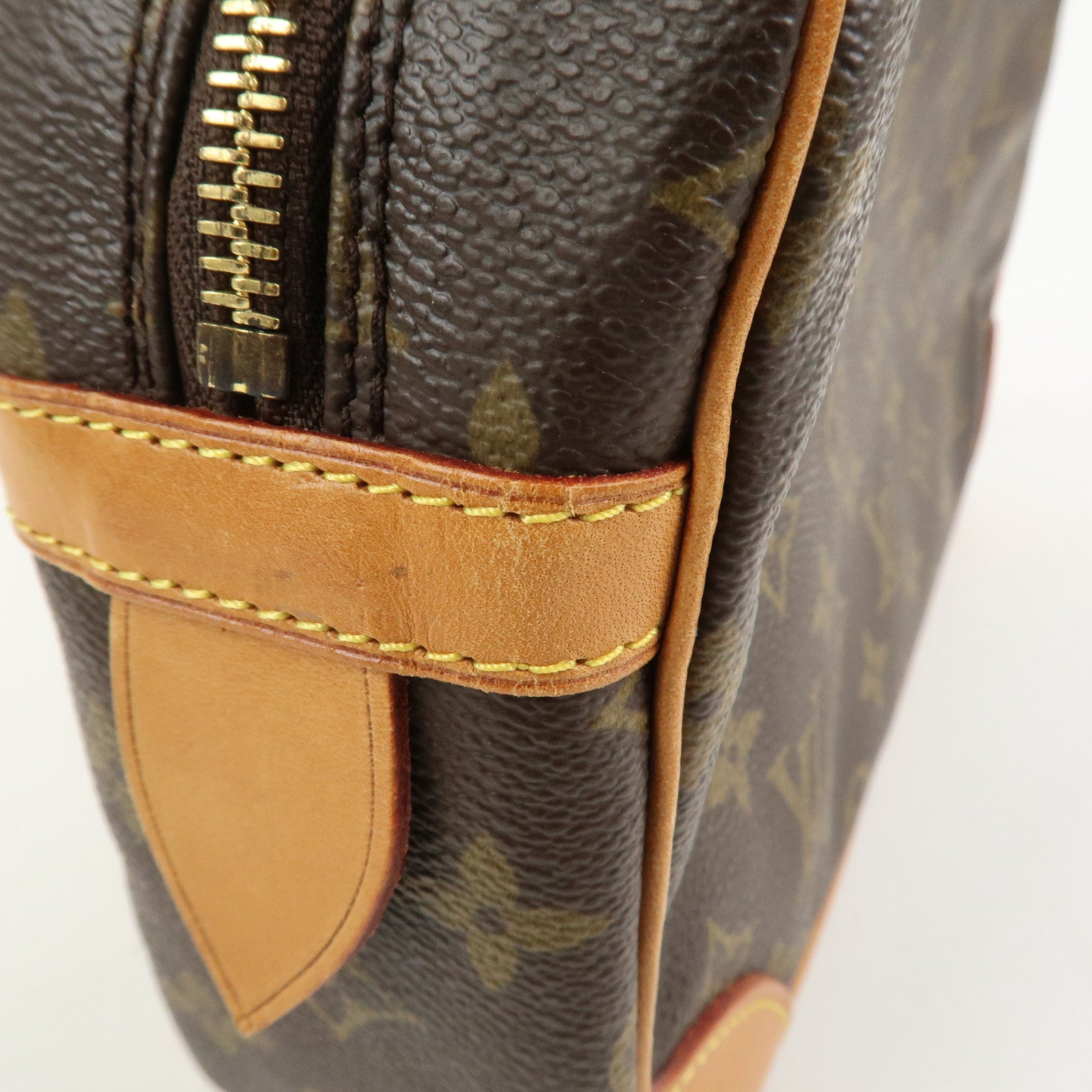 Louis Vuitton Monogram Compiegne 28 Pouch Clutch Bag Brown M51845