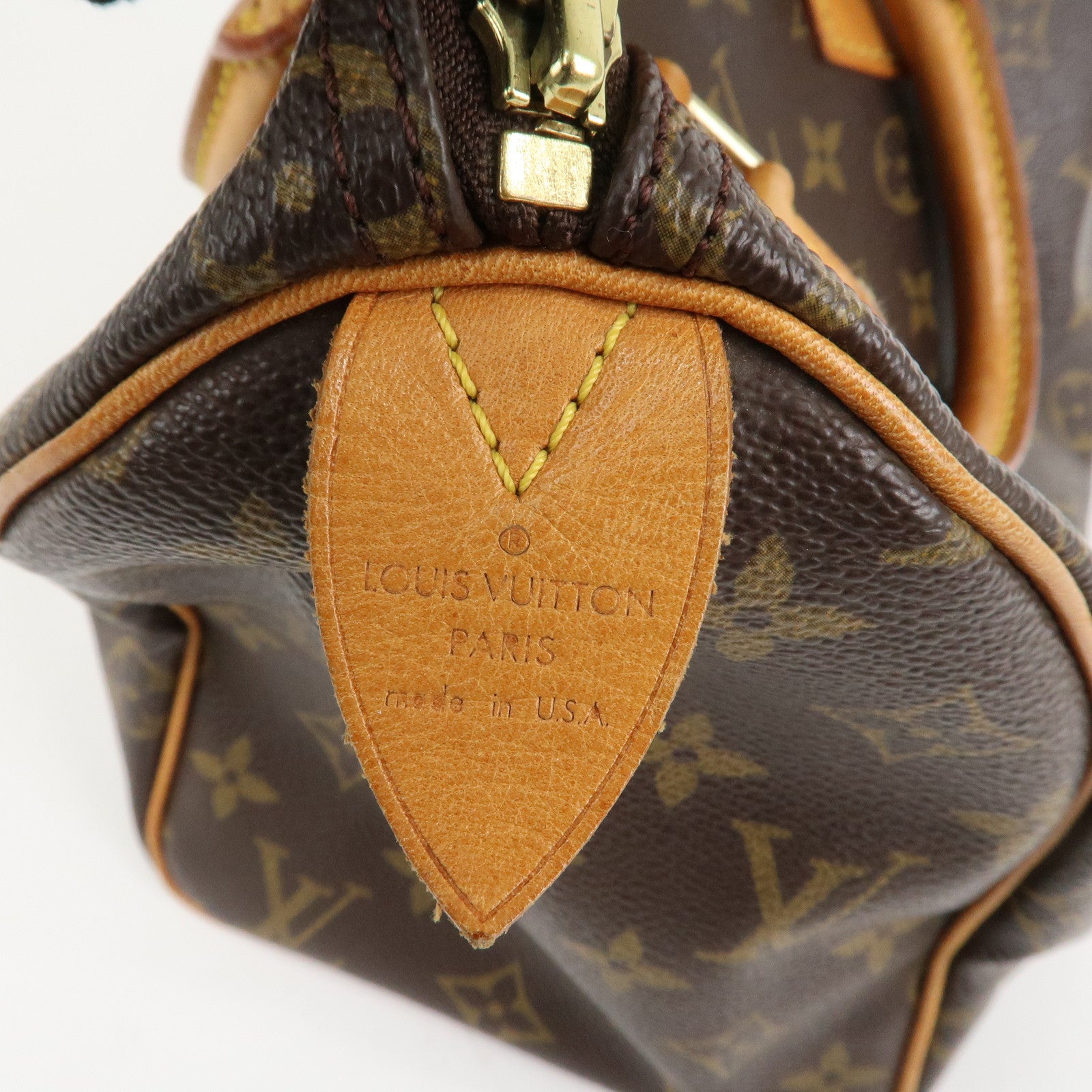 Louis Vuitton Monogram Speedy 25 Boston Bag Hand Bag Brown M41528