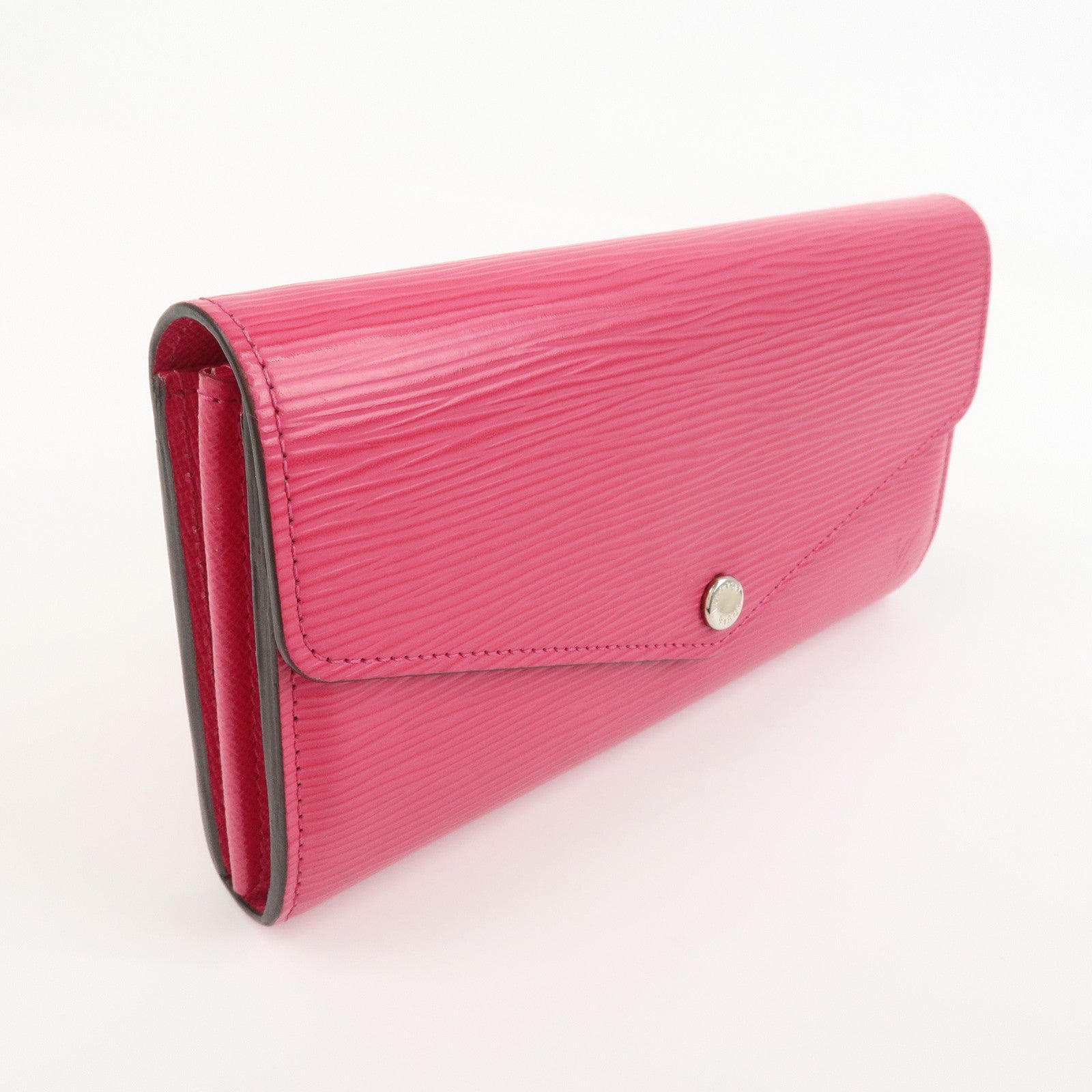 Louis Vuitton Epi Portefeuille Sarah Long Wallet Fuchsia M60580