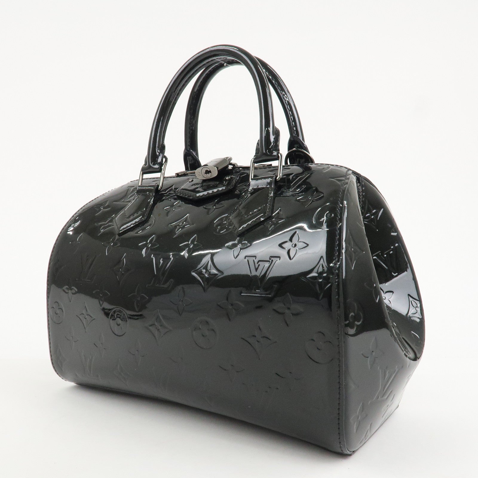 Louis Vuitton Monogram Vernis Leather Montana Hand Bag Noir M90060