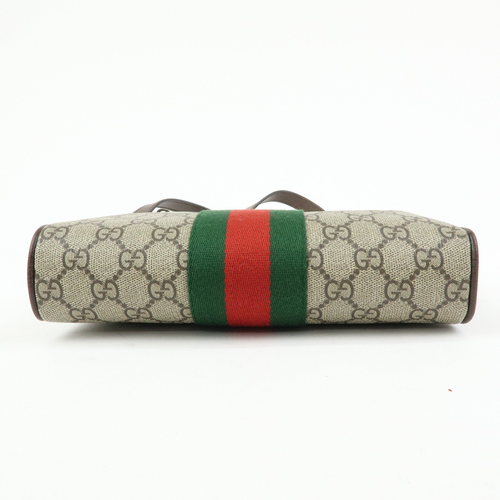 GUCCI Ophidia GG Supreme Canvas Leather Shoulder Bag Beige 547926