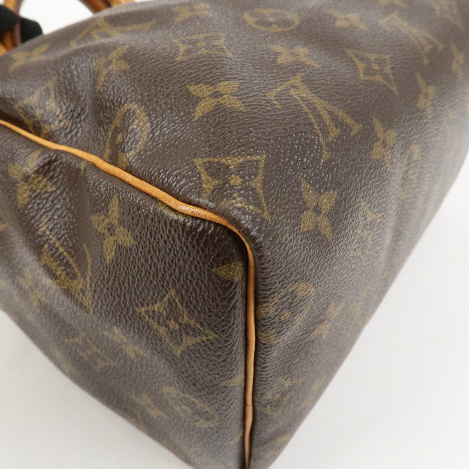Louis Vuitton Monogram Speedy 25 Boston Bag Hand Bag Brown M41528