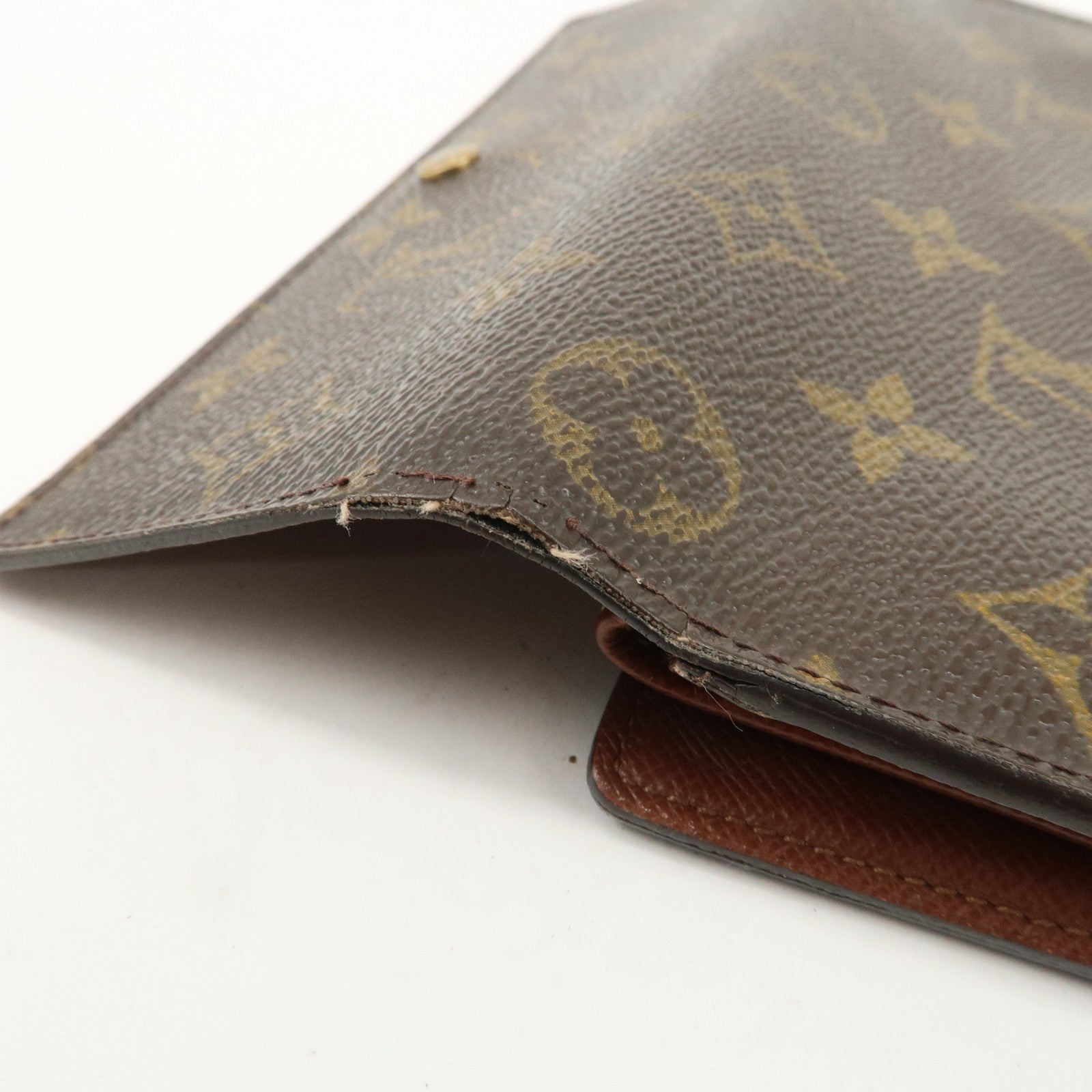 Louis Vuitton Set of 2 Monogram Canvas Long Wallet M61217 M61215 Used