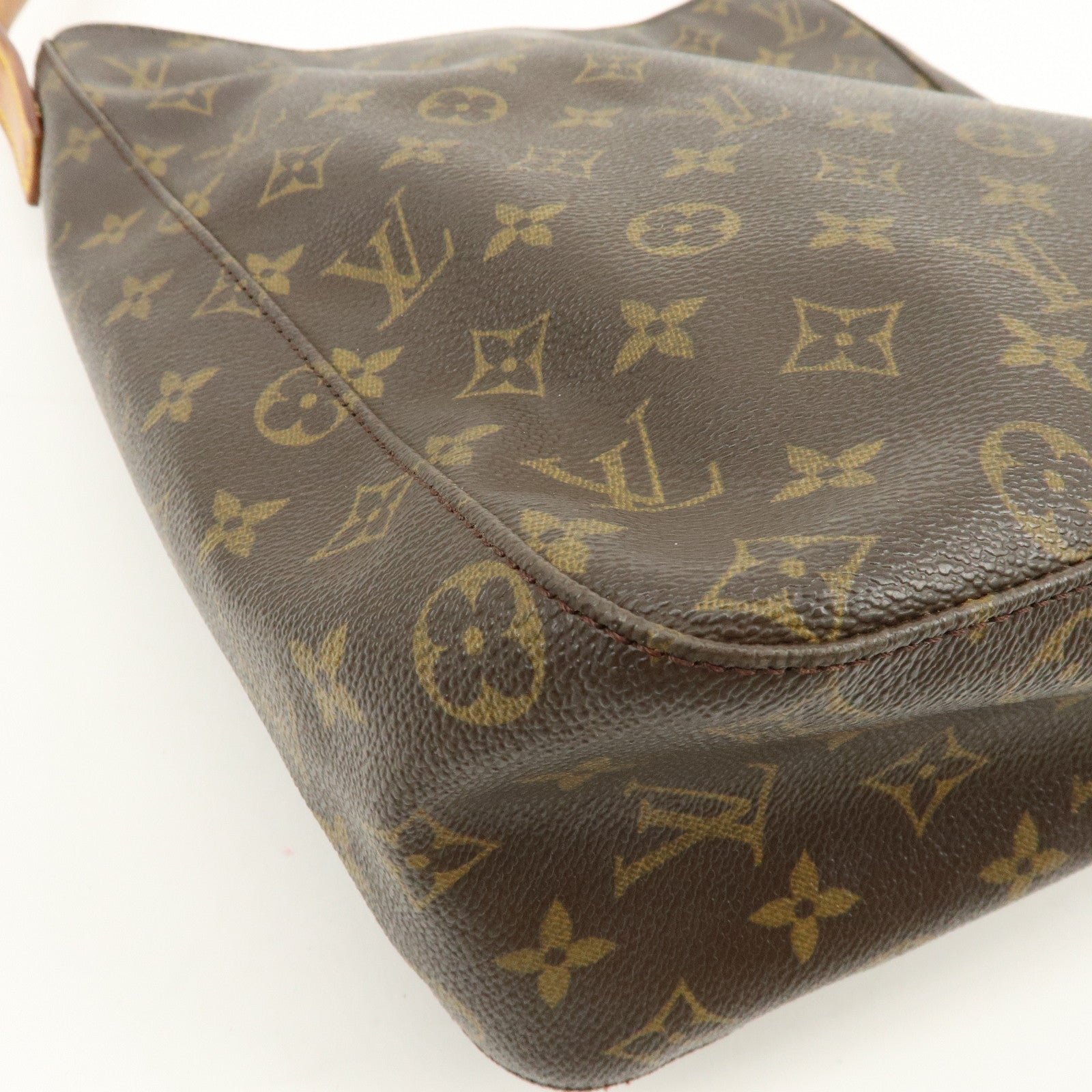 Louis Vuitton Monogram Looping GM Shoulder Bag Brown M51145