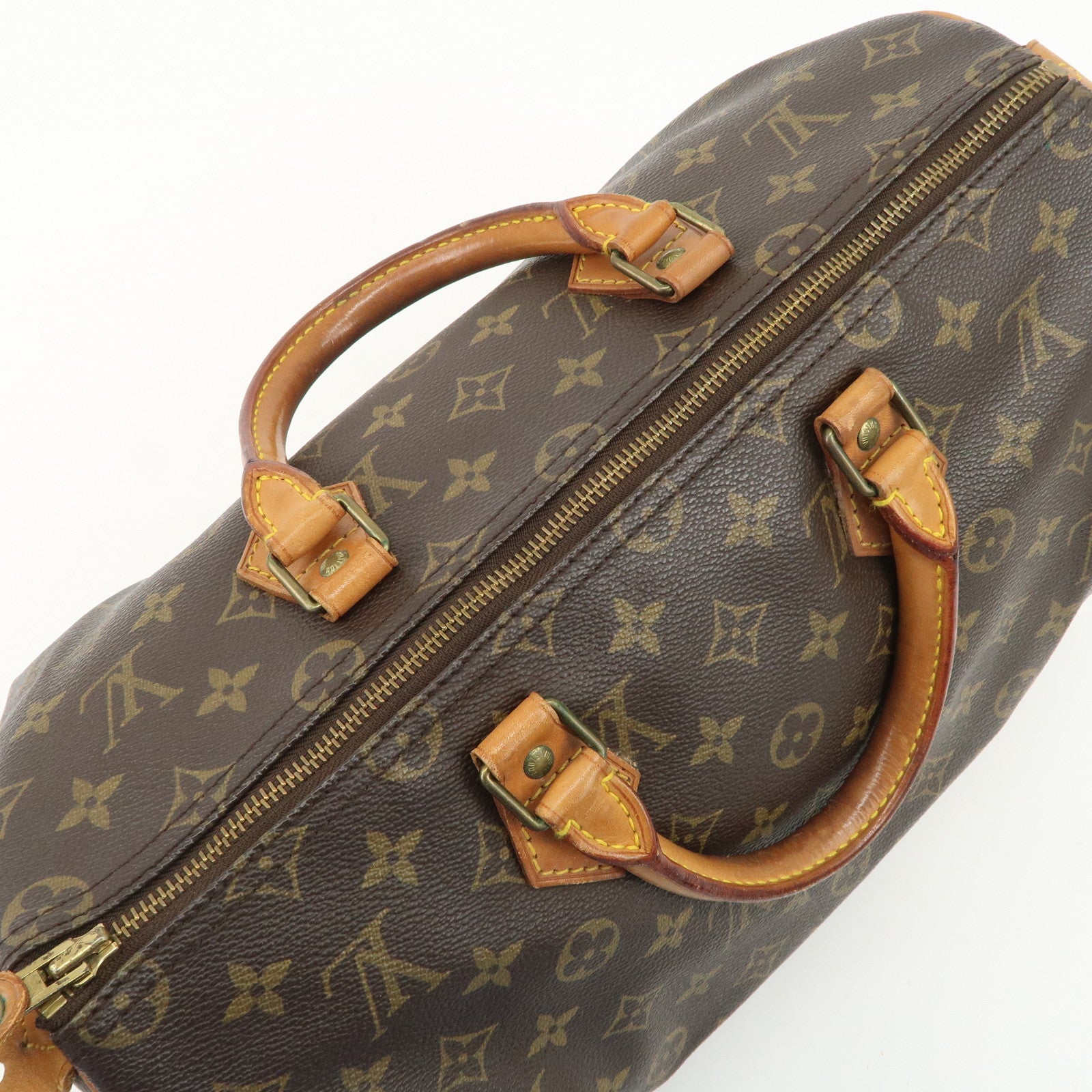 Louis Vuitton Monogram Speedy 35 Hand Bag Boston Bag M41524 Used