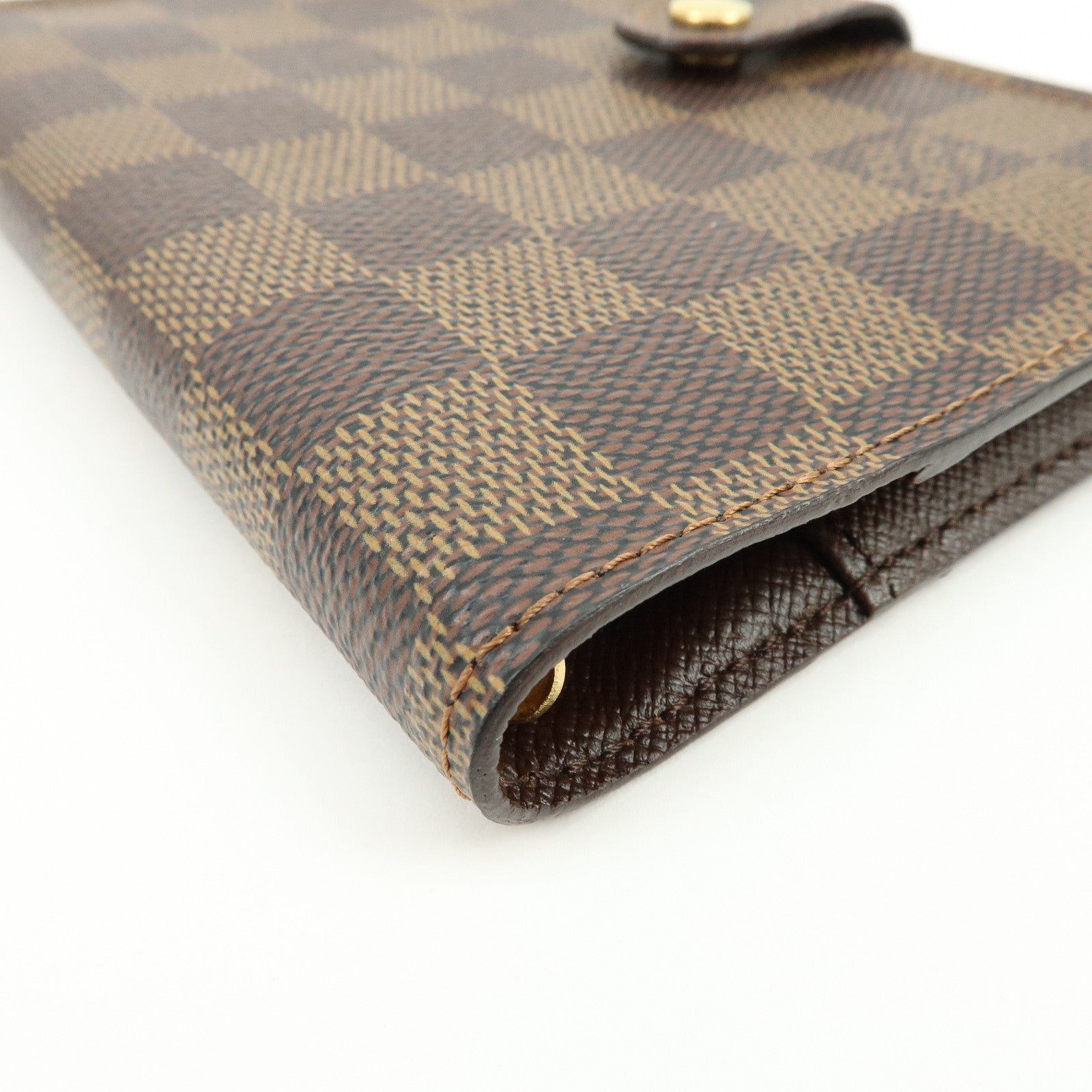 Louis Vuitton Damier Agenda PM Planner Cover Brown R20700