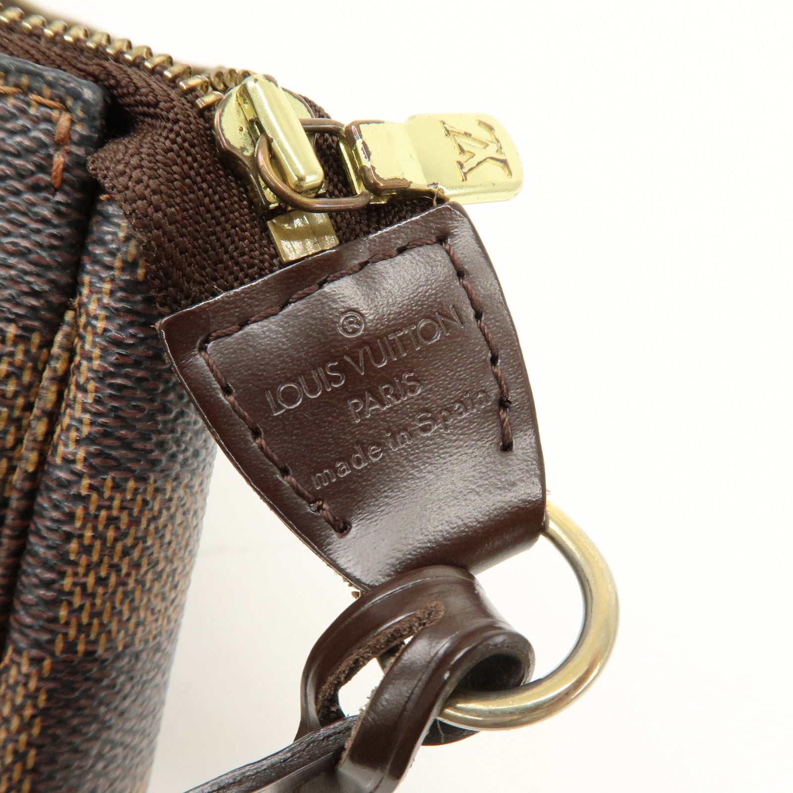 Louis Vuitton Damier Ebene Pochette Accessoires Hand Bag N51985