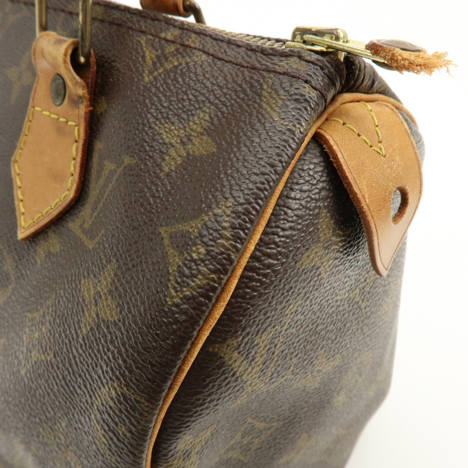 Louis Vuitton Monogram Speedy 25 Boston Bag Hand Bag Brown M41528