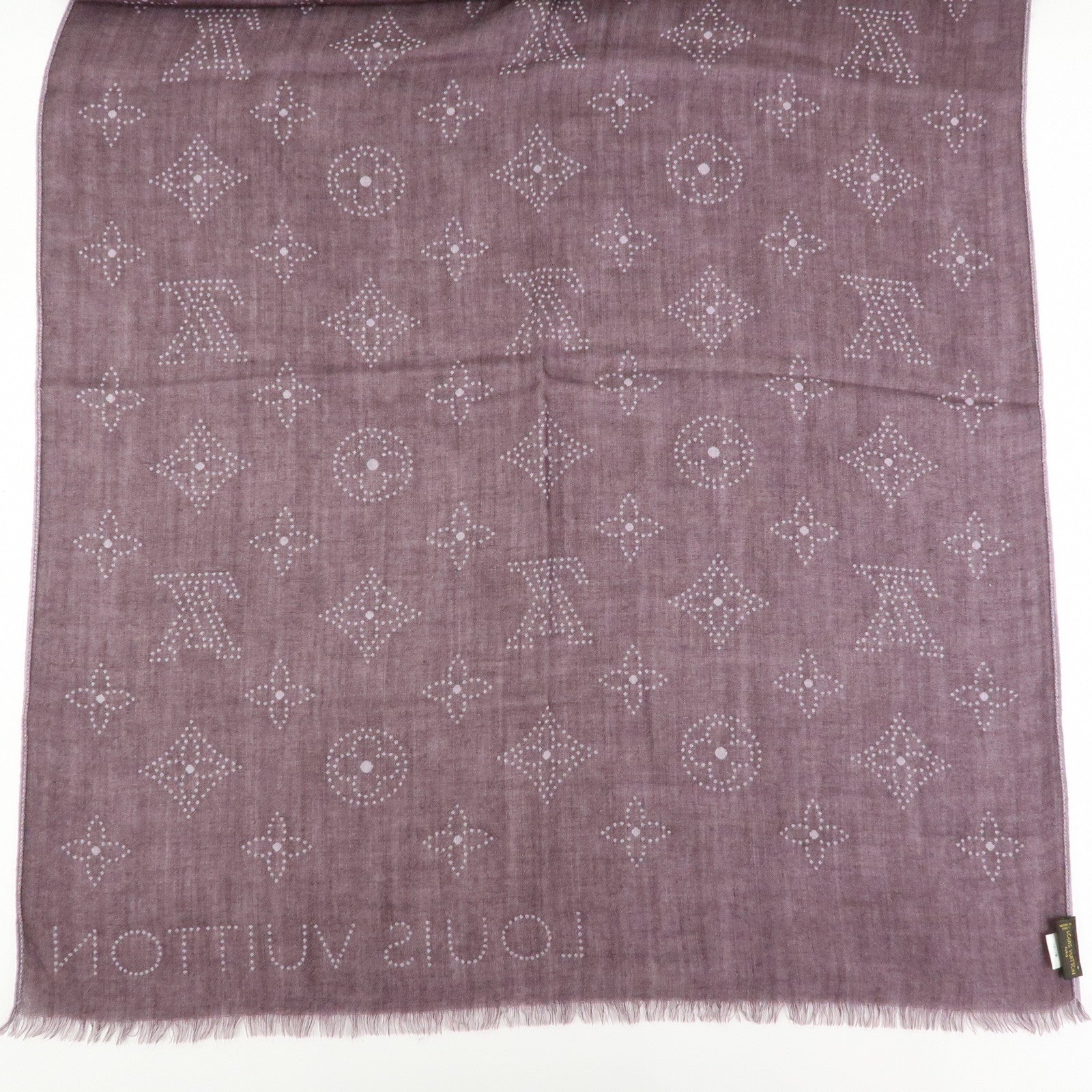 Louis Vuitton Monogram Cashmere Silk Etole Mahina Stole M72312